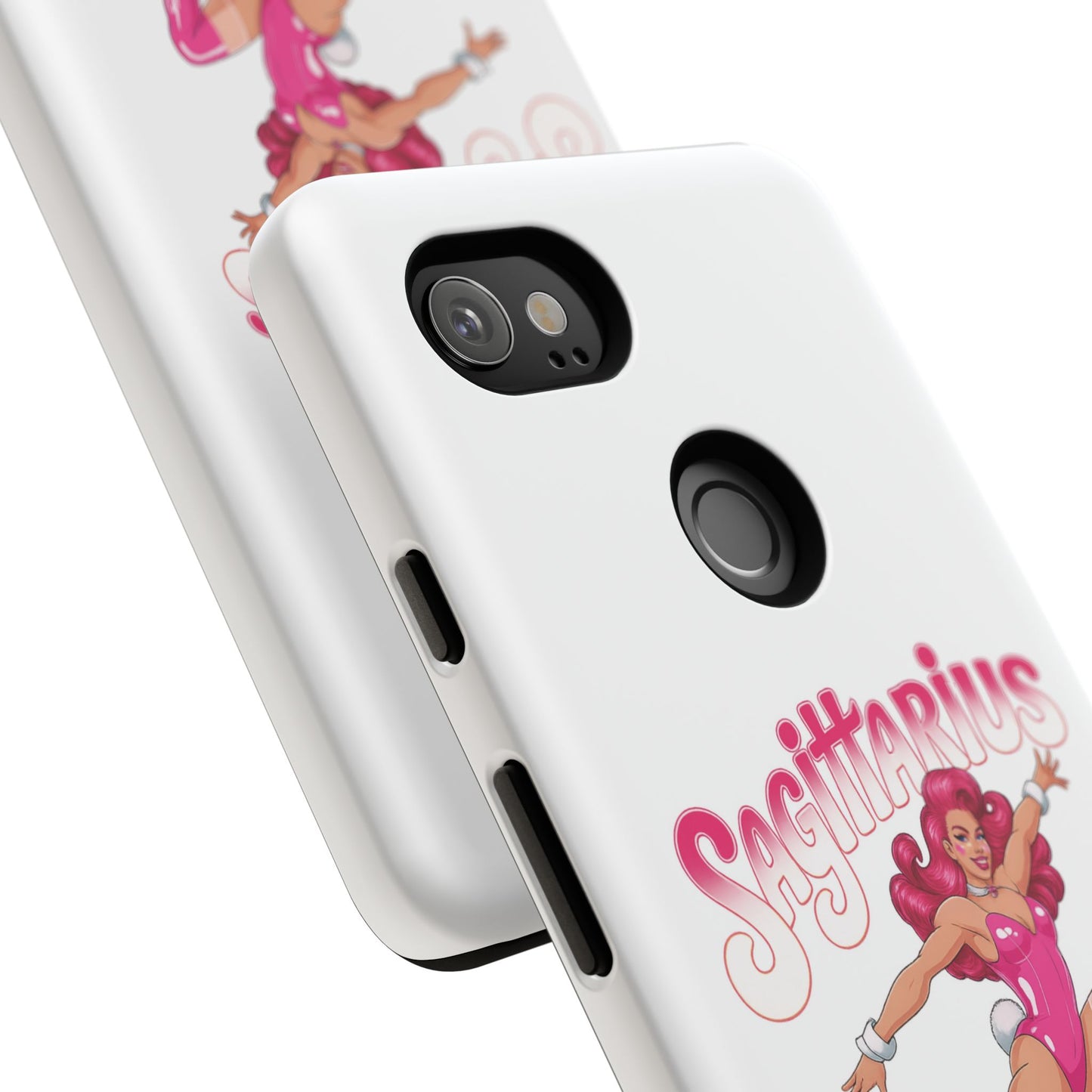 “Sagittarius” phone case Pink Dollar Bill Woman Bunny Costume