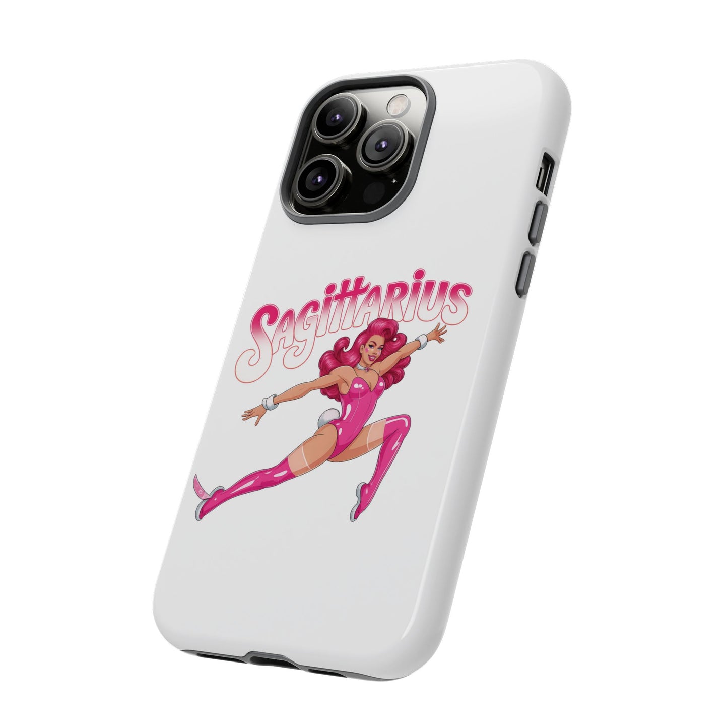 “Sagittarius” phone case Pink Dollar Bill Woman Bunny Costume