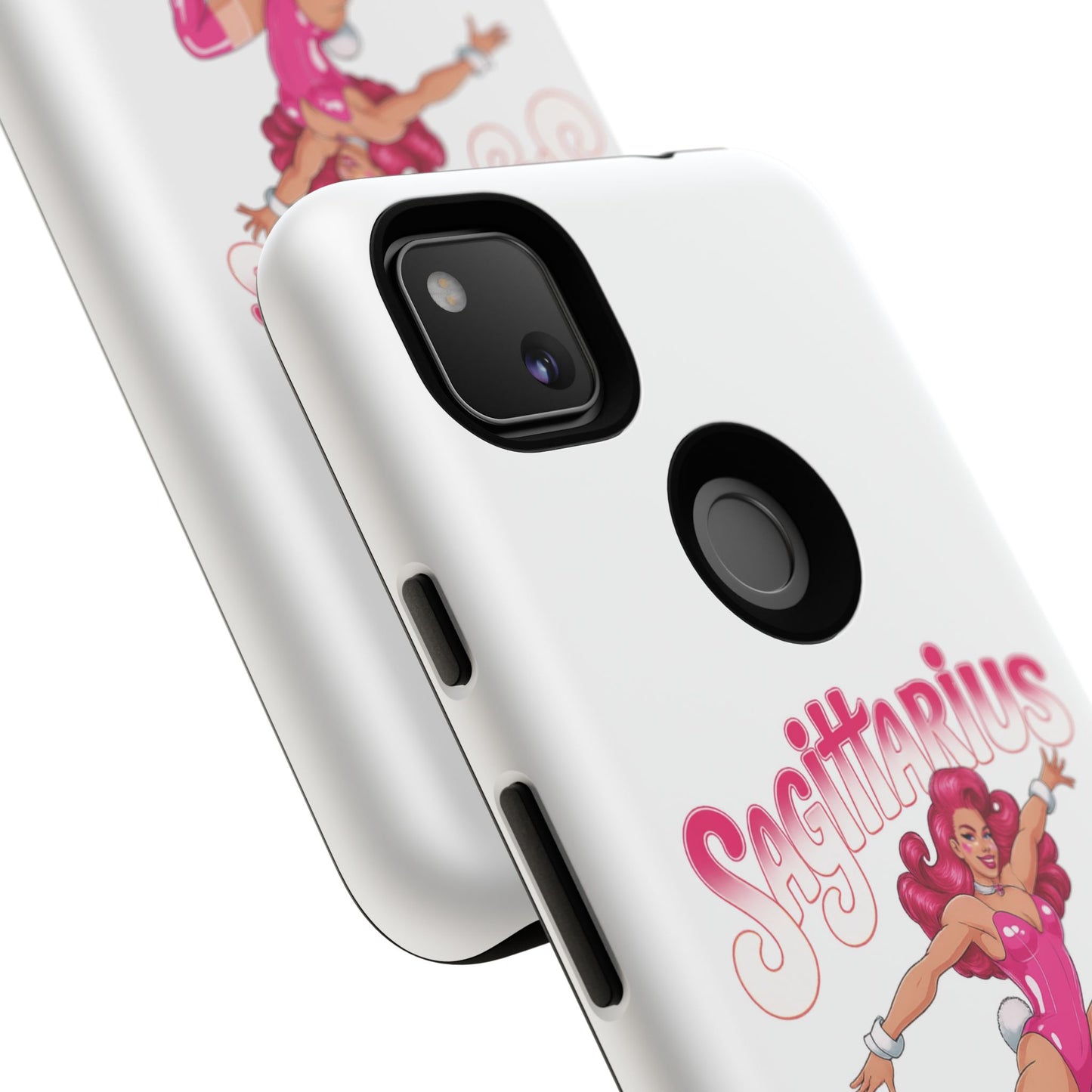 “Sagittarius” phone case Pink Dollar Bill Woman Bunny Costume