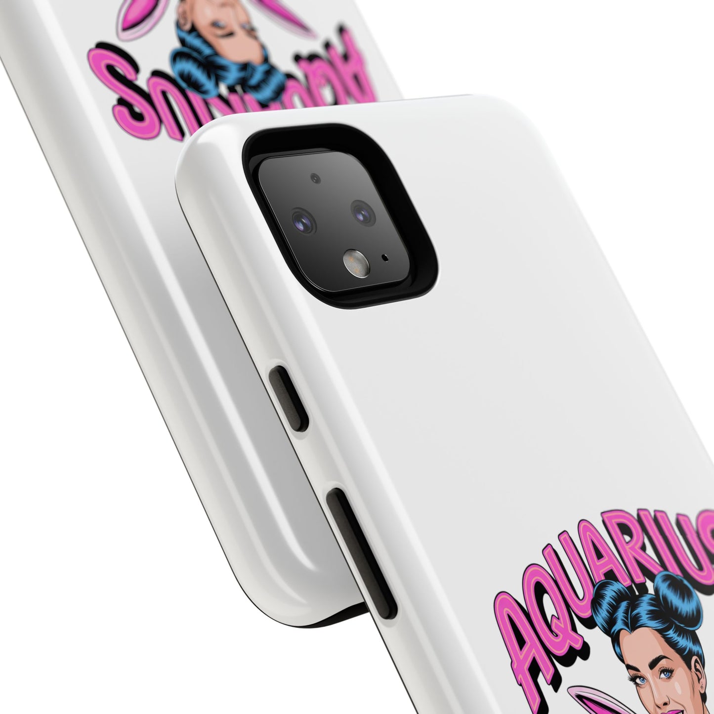 “AQUARIUS” Phone Case with Retro Look