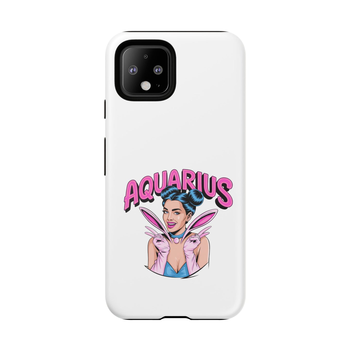 “AQUARIUS” Phone Case with Retro Look
