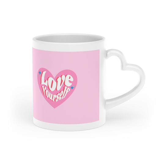Heart-Shaped Love Mug | Motivational mug