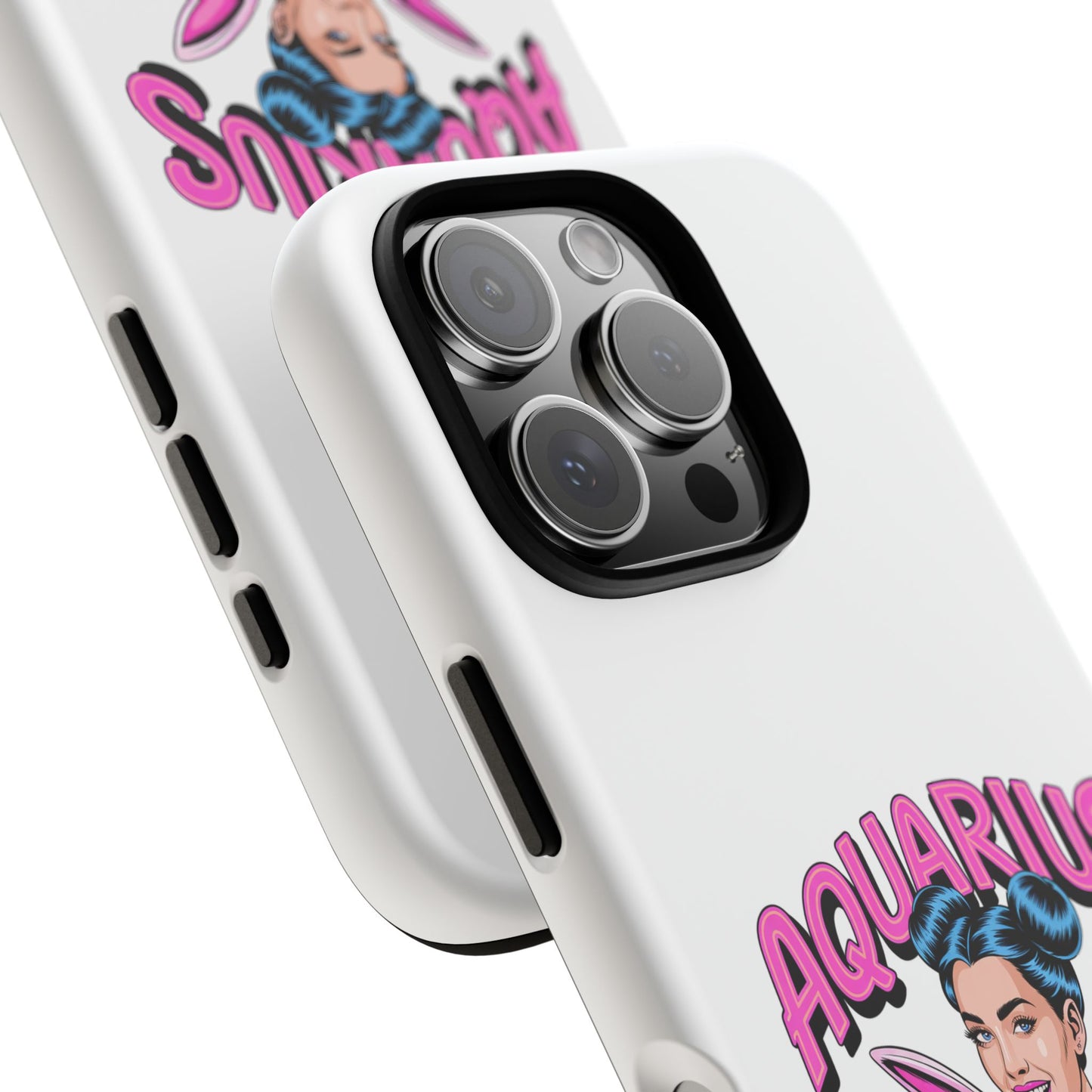 “AQUARIUS” Phone Case with Retro Look