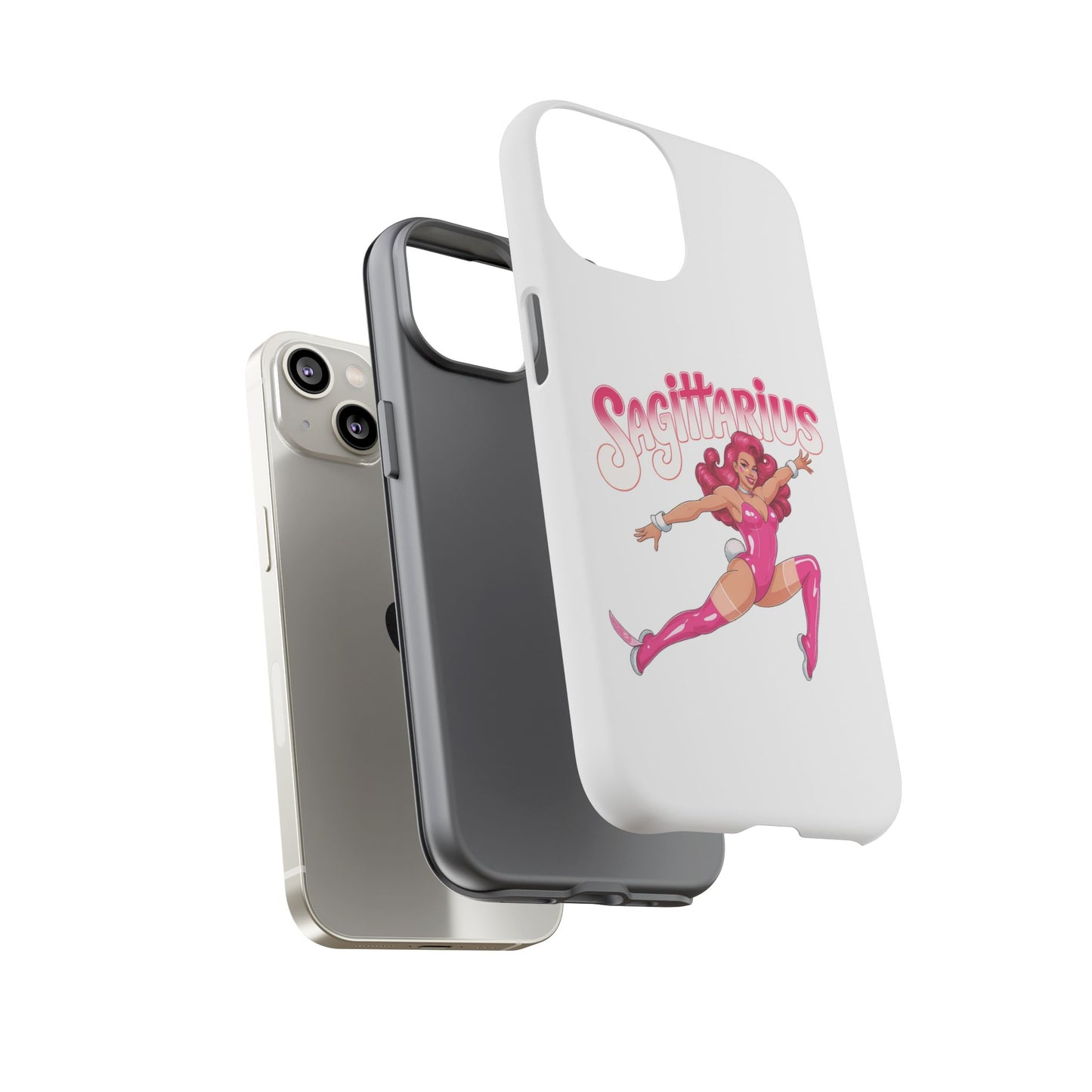 “Sagittarius” phone case Pink Dollar Bill Woman Bunny Costume