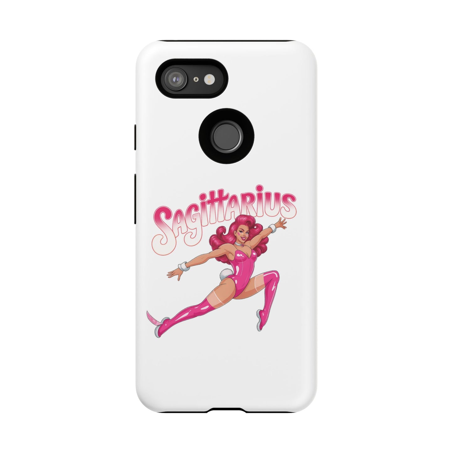“Sagittarius” phone case Pink Dollar Bill Woman Bunny Costume
