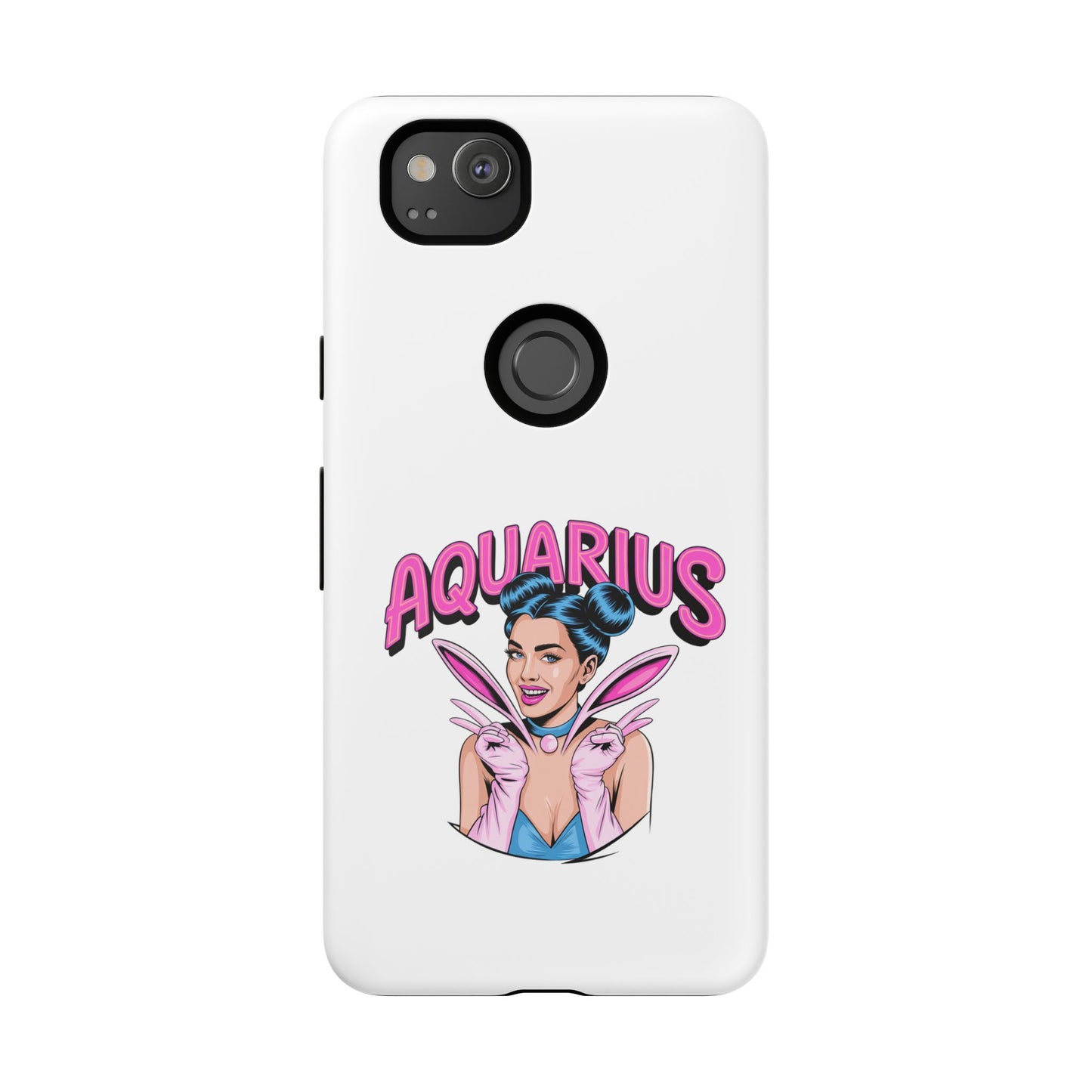 “AQUARIUS” Phone Case with Retro Look