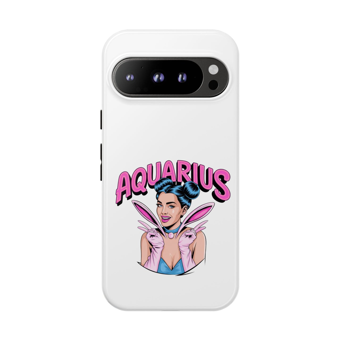 “AQUARIUS” Phone Case with Retro Look