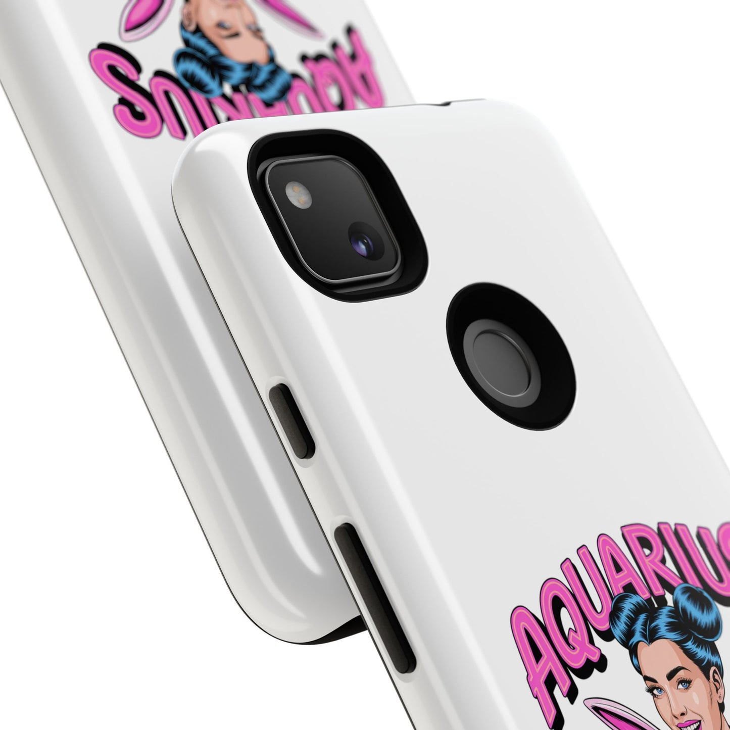 “AQUARIUS” Phone Case with Retro Look
