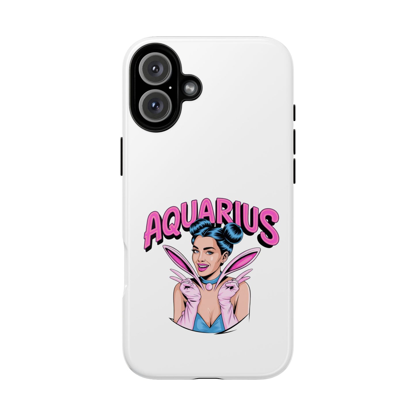 “AQUARIUS” Phone Case with Retro Look