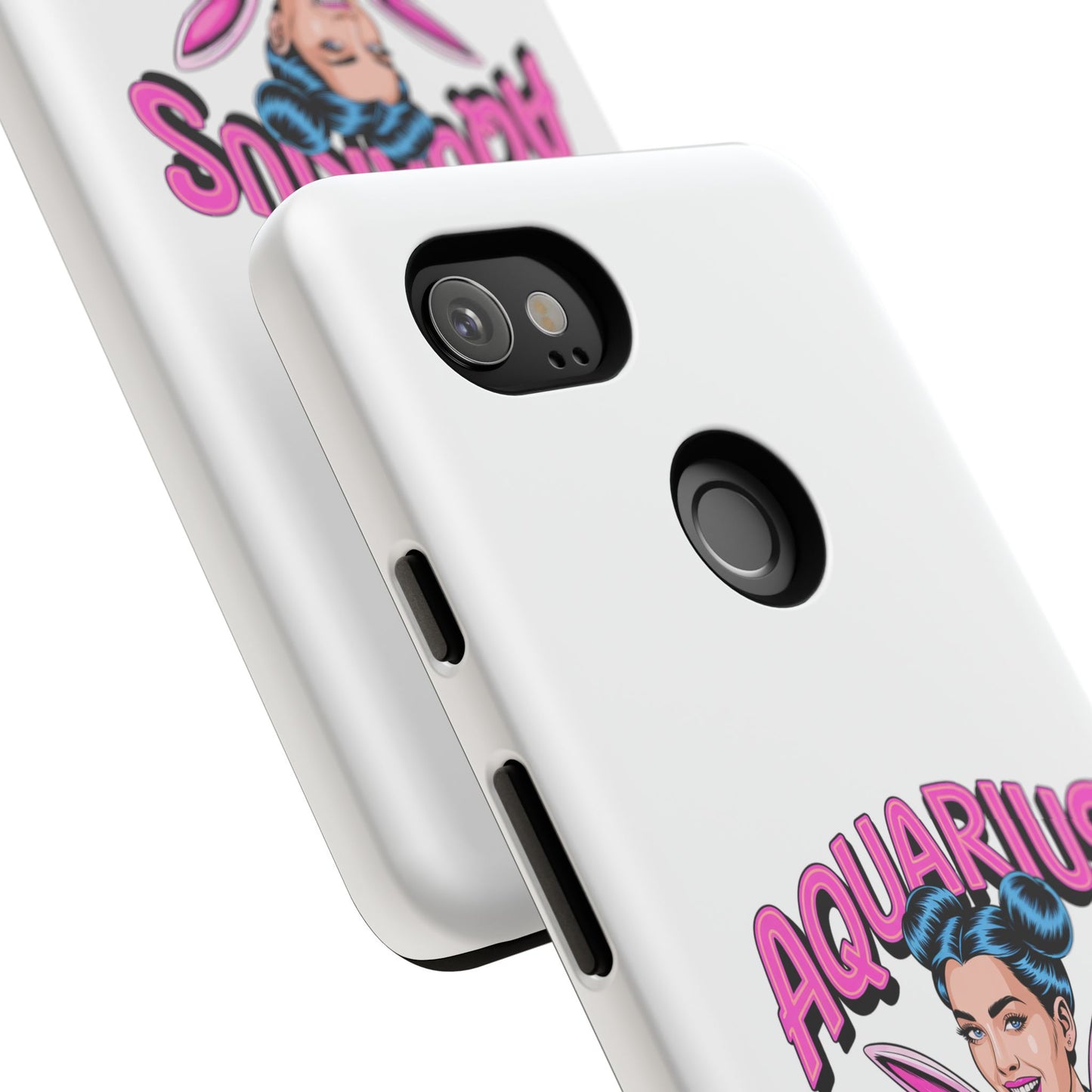 “AQUARIUS” Phone Case with Retro Look