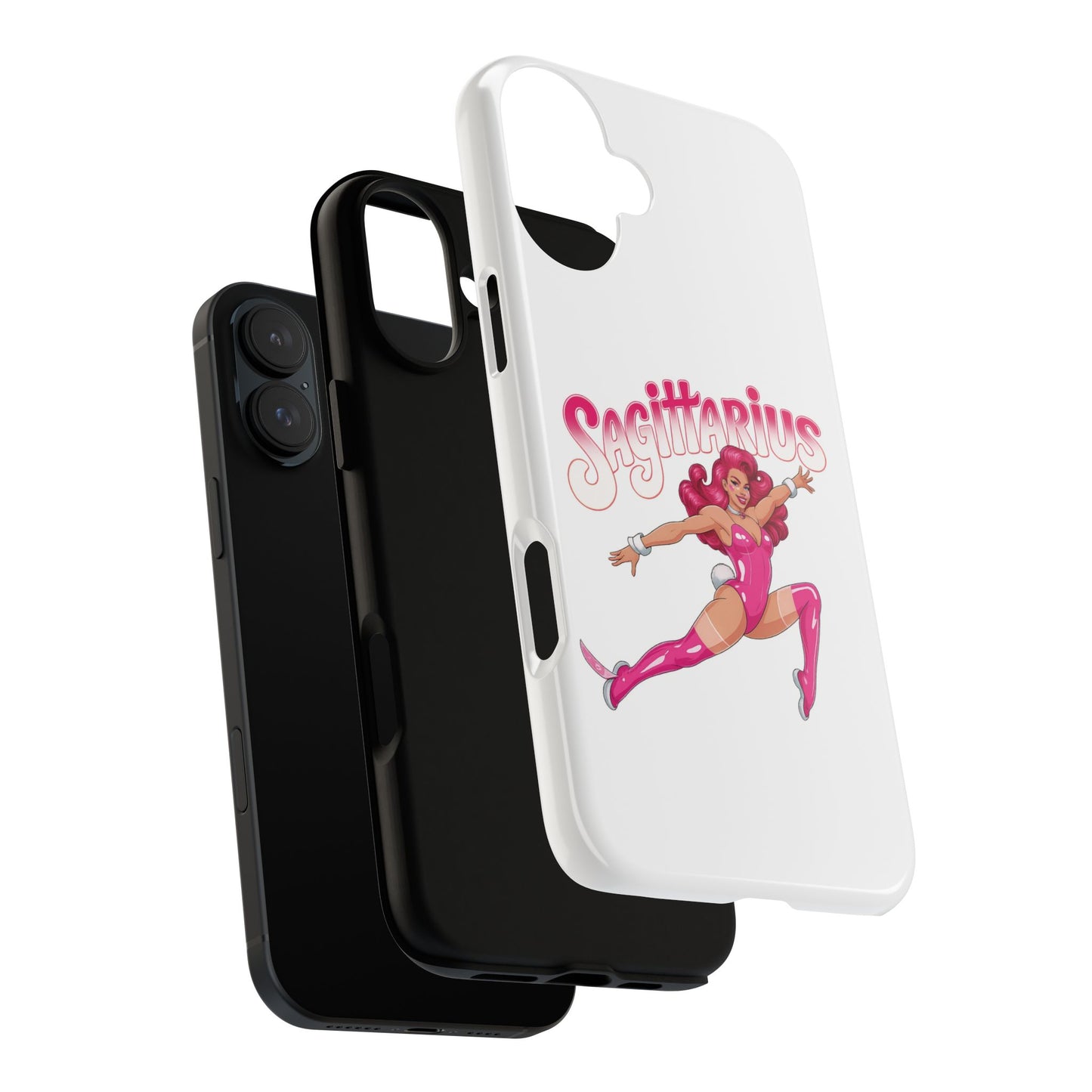 “Sagittarius” phone case Pink Dollar Bill Woman Bunny Costume