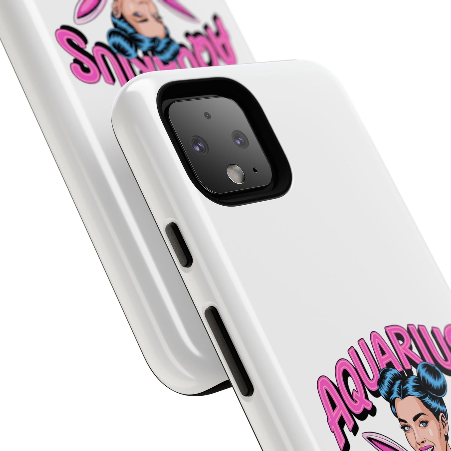 “AQUARIUS” Phone Case with Retro Look