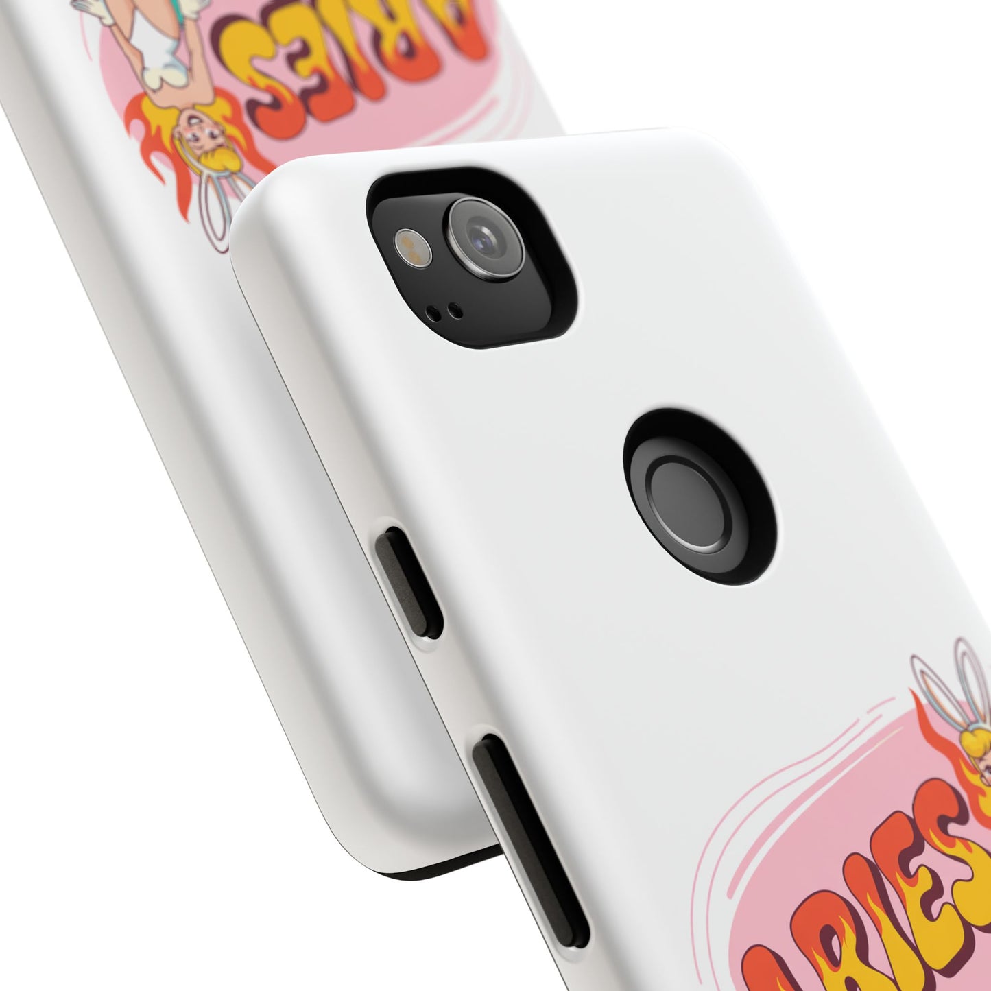 “ARIES” Cute Bunny Phone Case, Tough Phone Cover, Retro Style Case