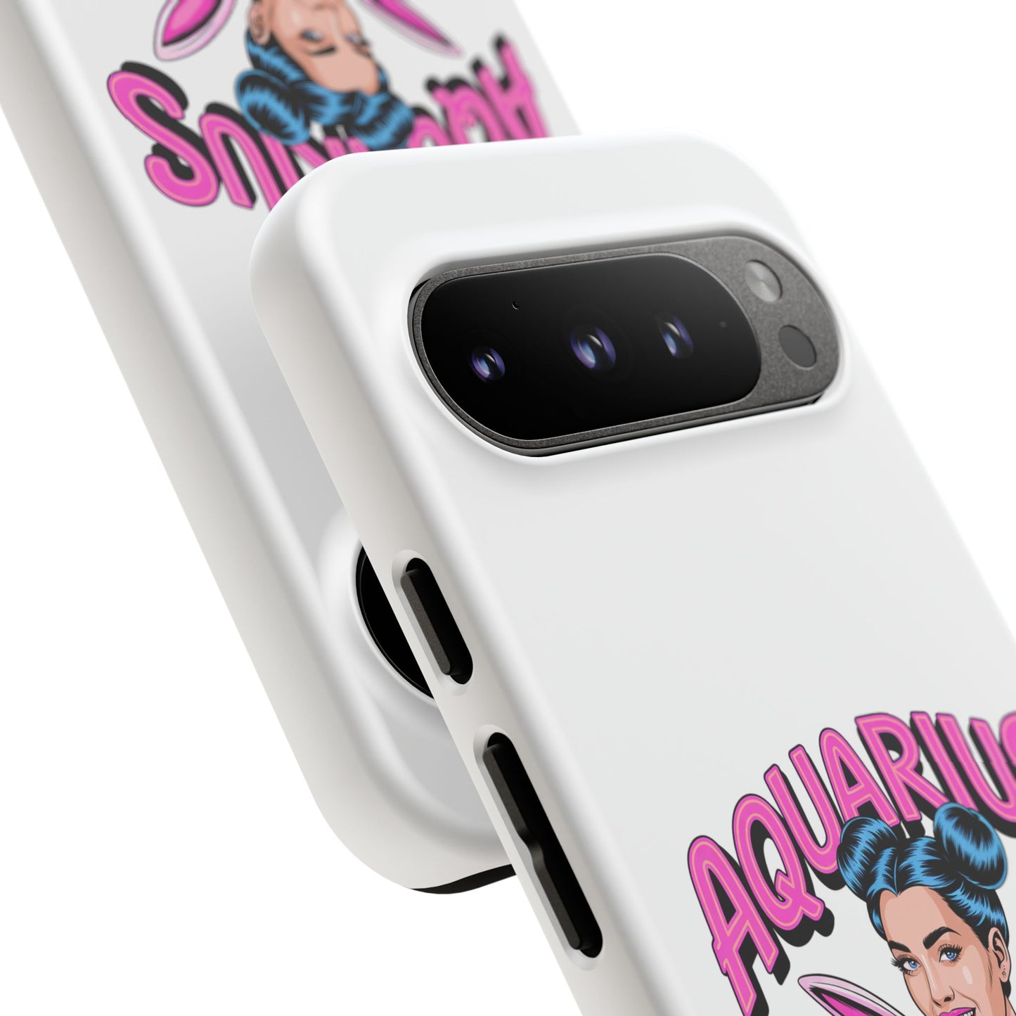 “AQUARIUS” Phone Case with Retro Look