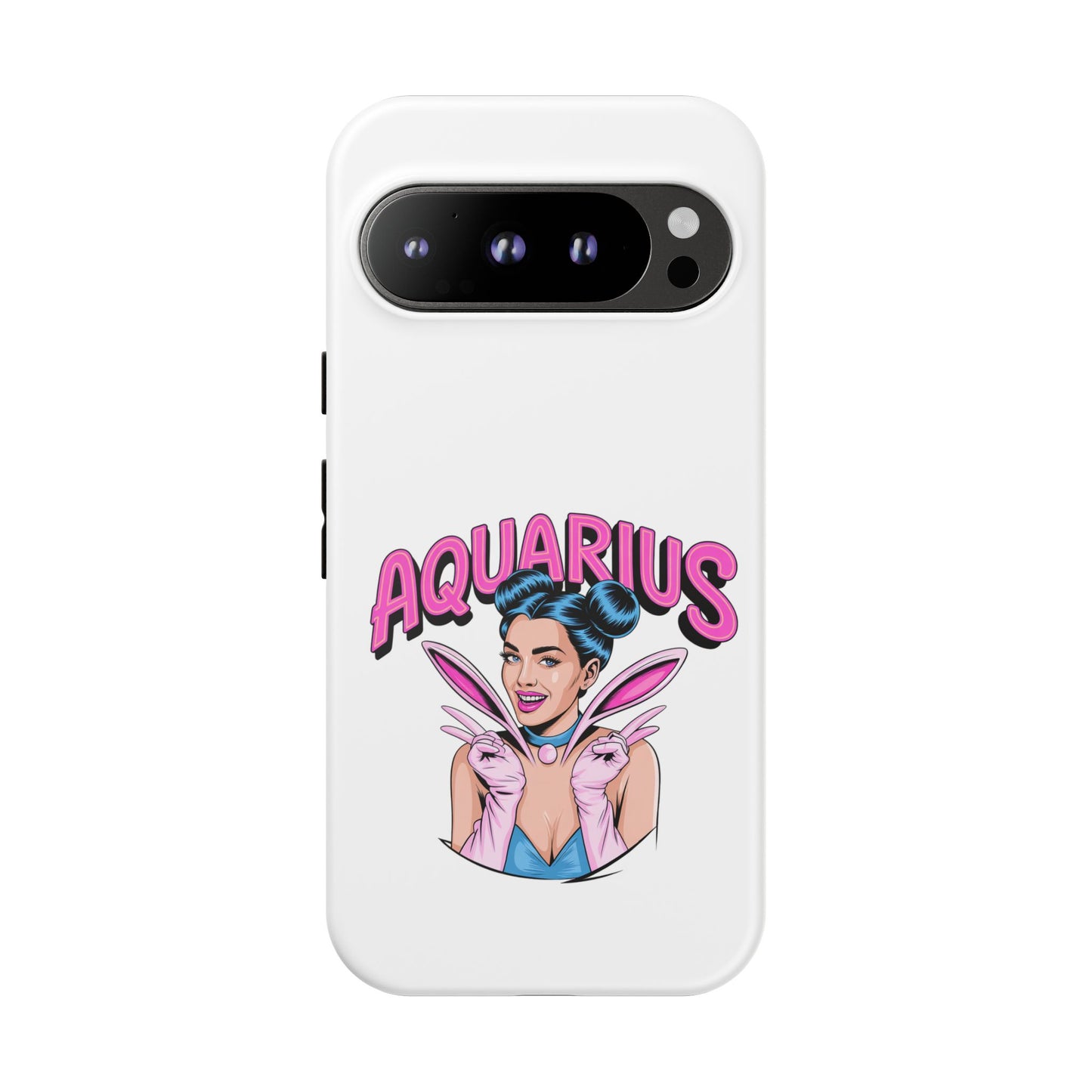 “AQUARIUS” Phone Case with Retro Look