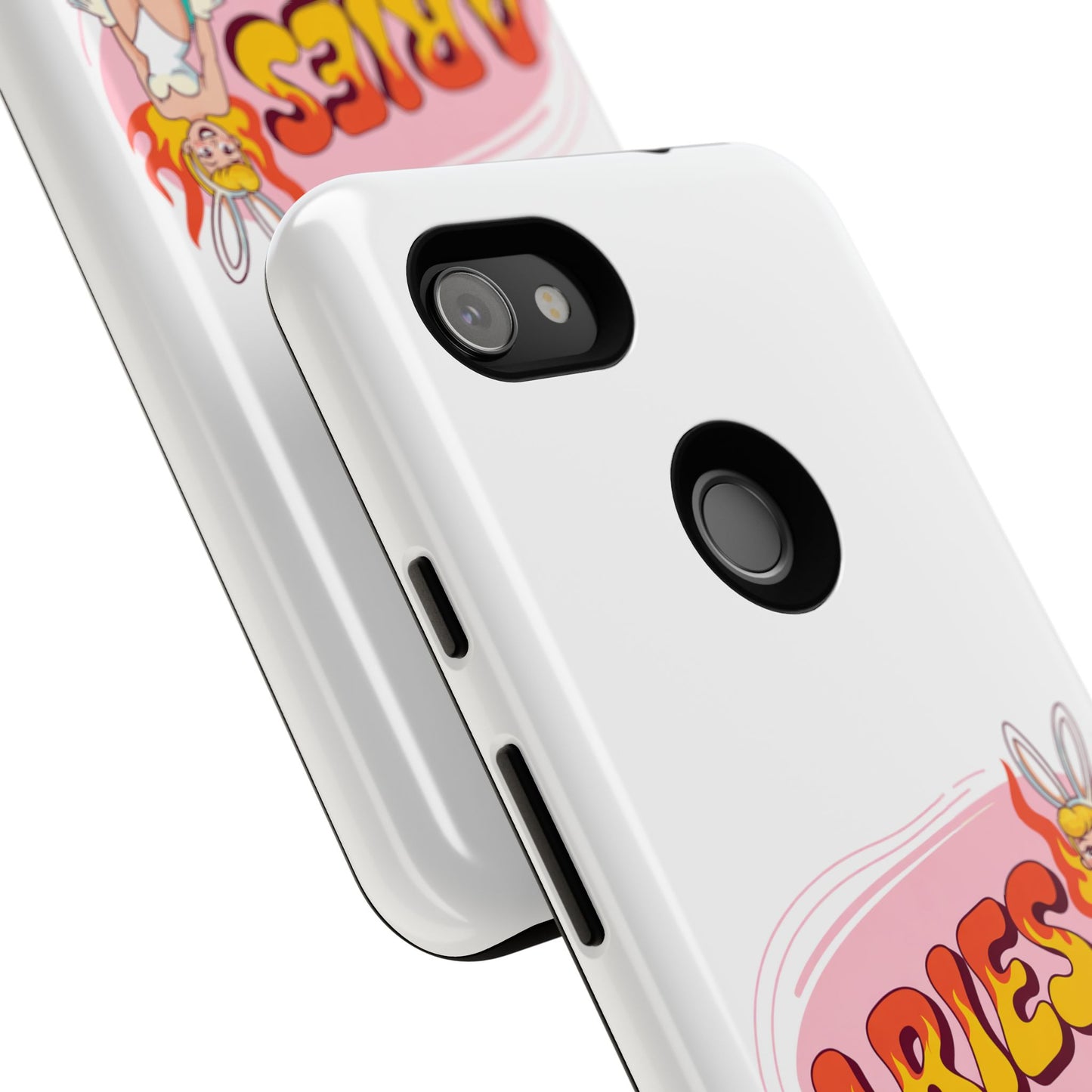 “ARIES” Cute Bunny Phone Case, Tough Phone Cover, Retro Style Case