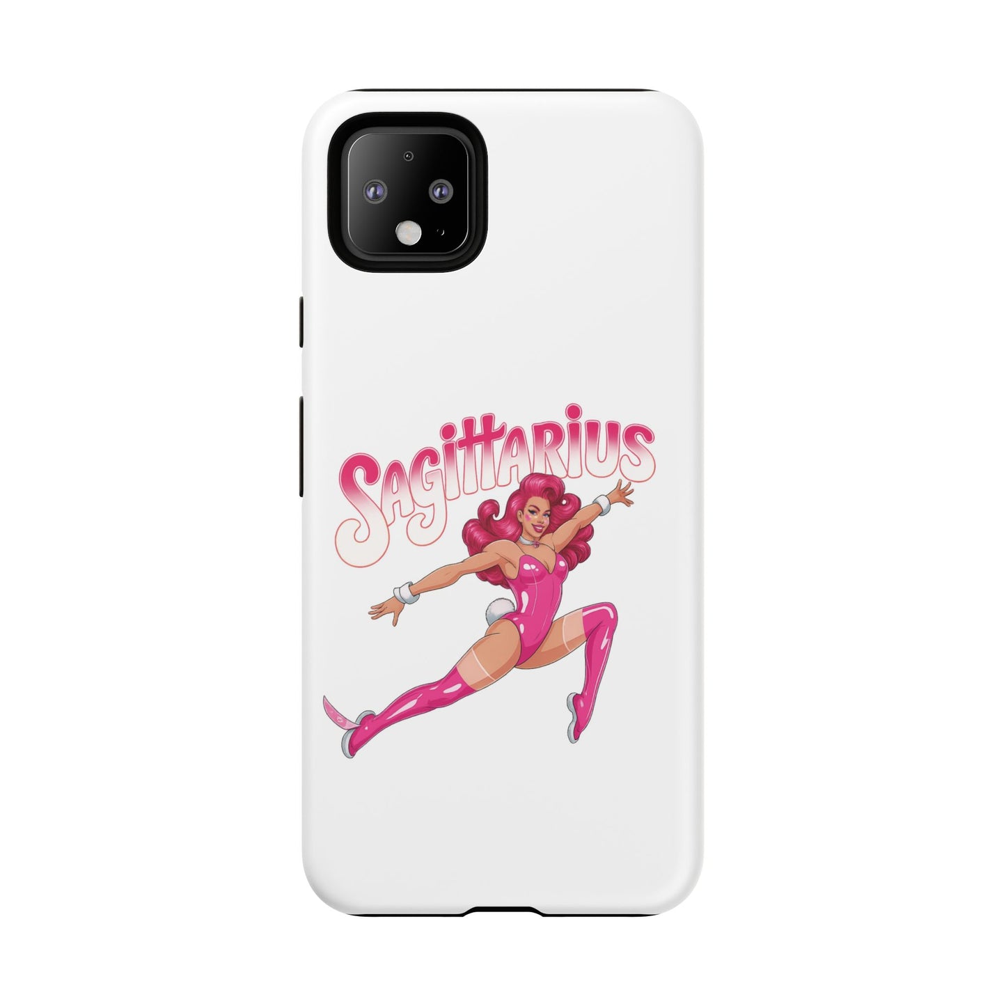 “Sagittarius” phone case Pink Dollar Bill Woman Bunny Costume