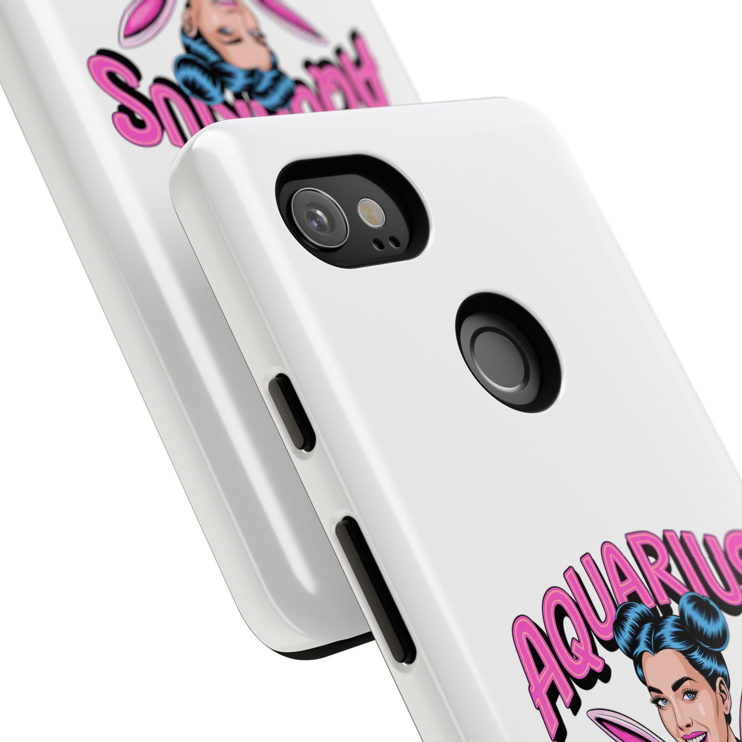 “AQUARIUS” Phone Case with Retro Look