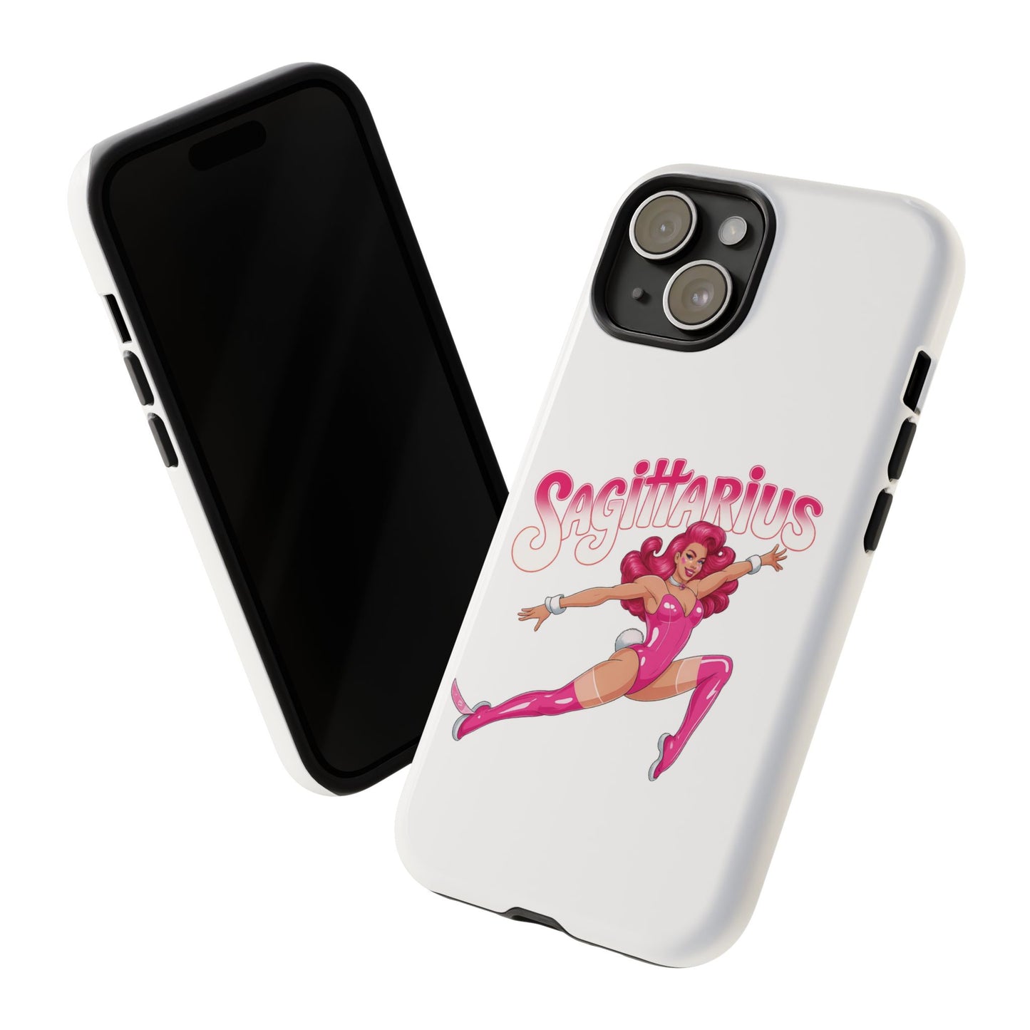“Sagittarius” phone case Pink Dollar Bill Woman Bunny Costume
