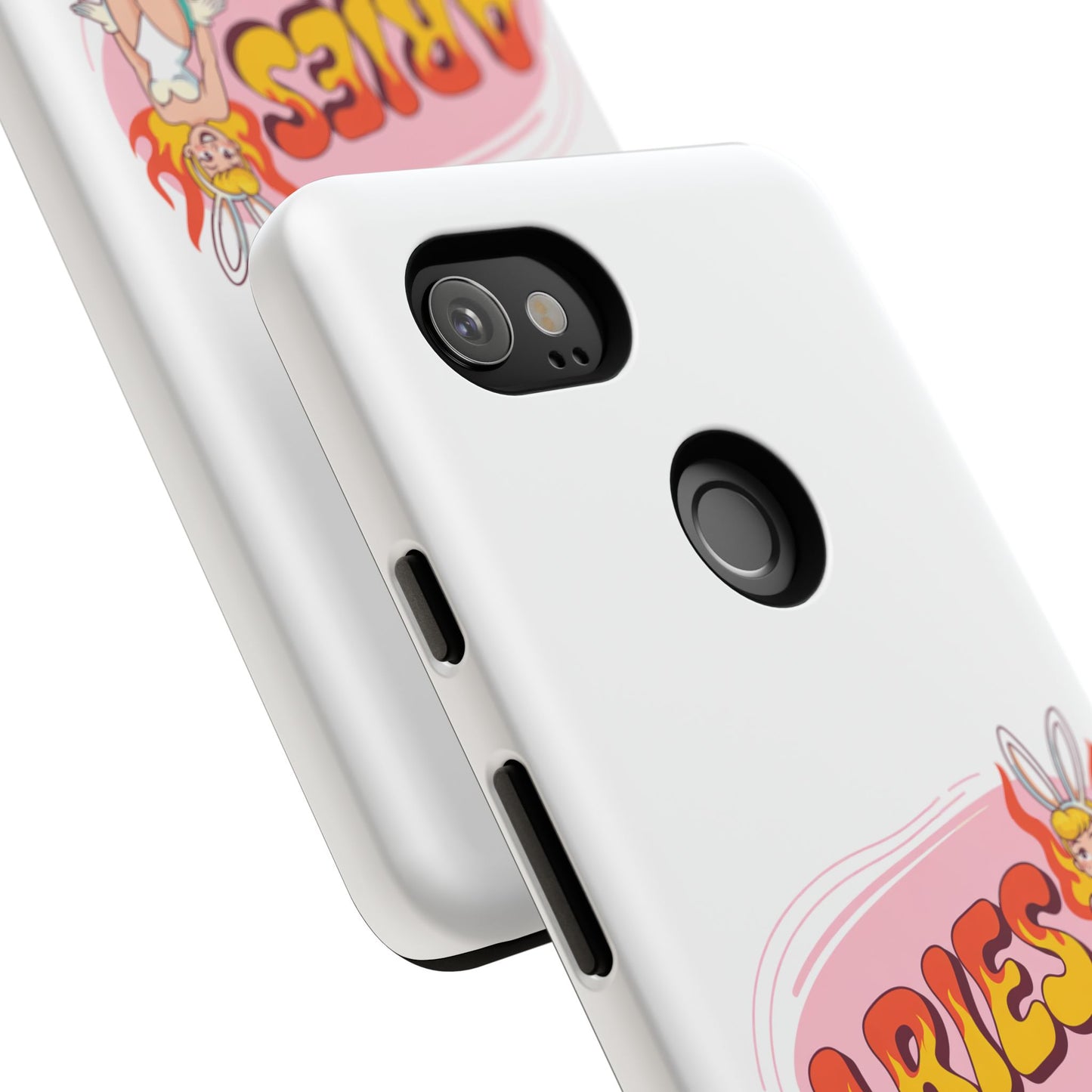 “ARIES” Cute Bunny Phone Case, Tough Phone Cover, Retro Style Case