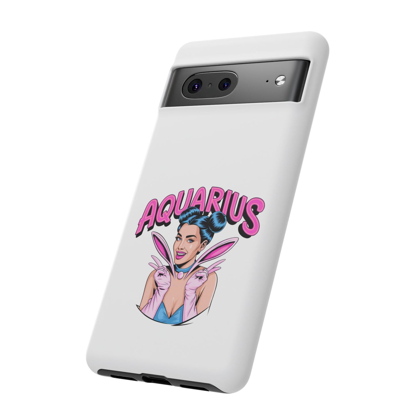 “AQUARIUS” Phone Case with Retro Look