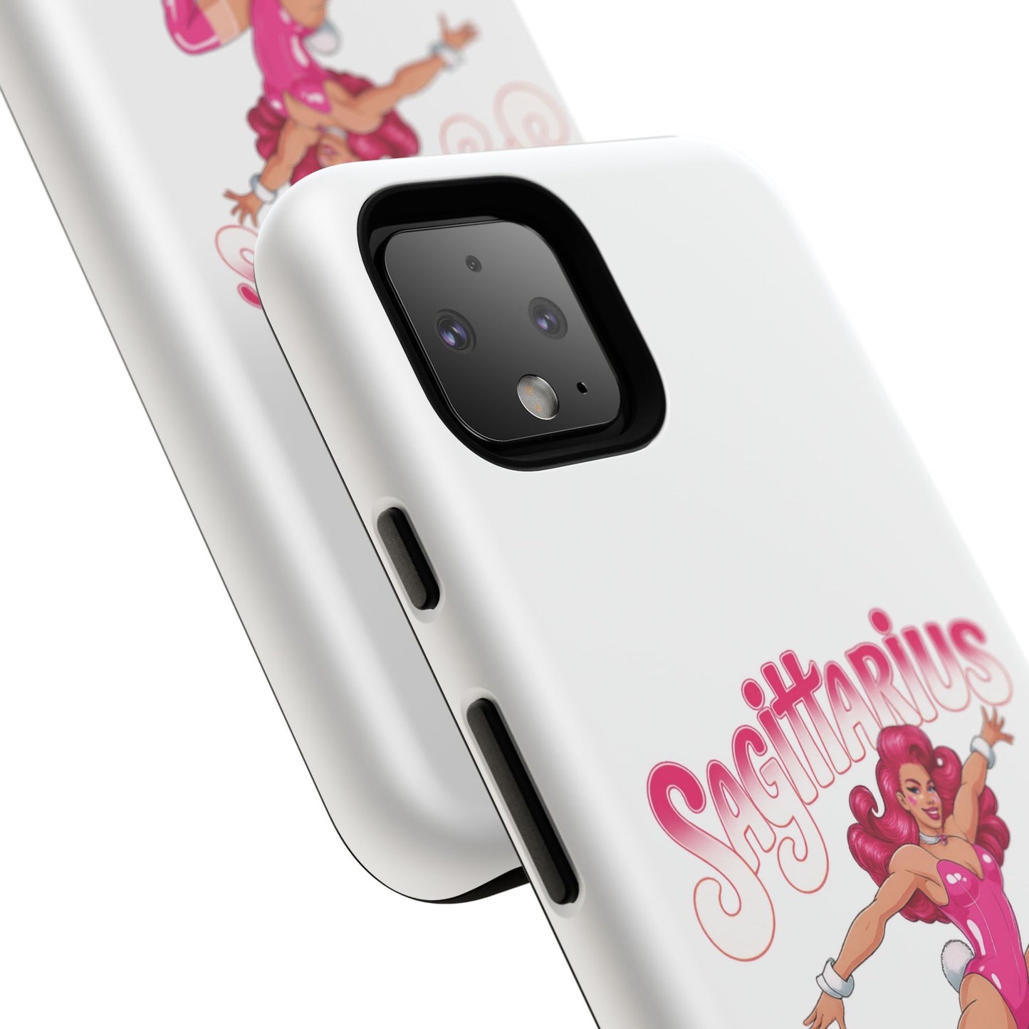 “Sagittarius” phone case Pink Dollar Bill Woman Bunny Costume