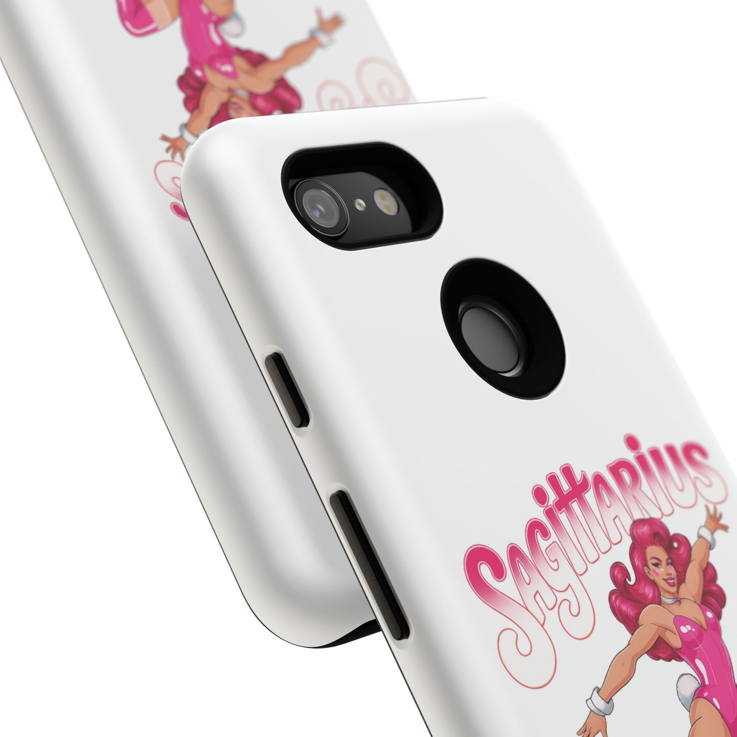“Sagittarius” phone case Pink Dollar Bill Woman Bunny Costume