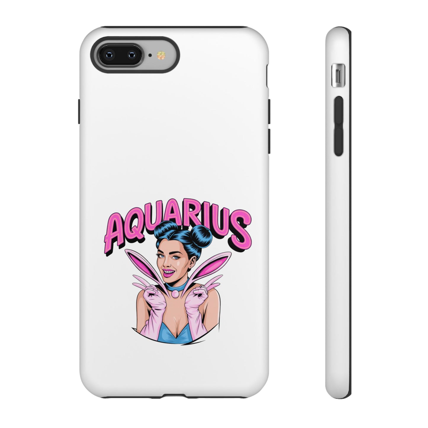 “AQUARIUS” Phone Case with Retro Look