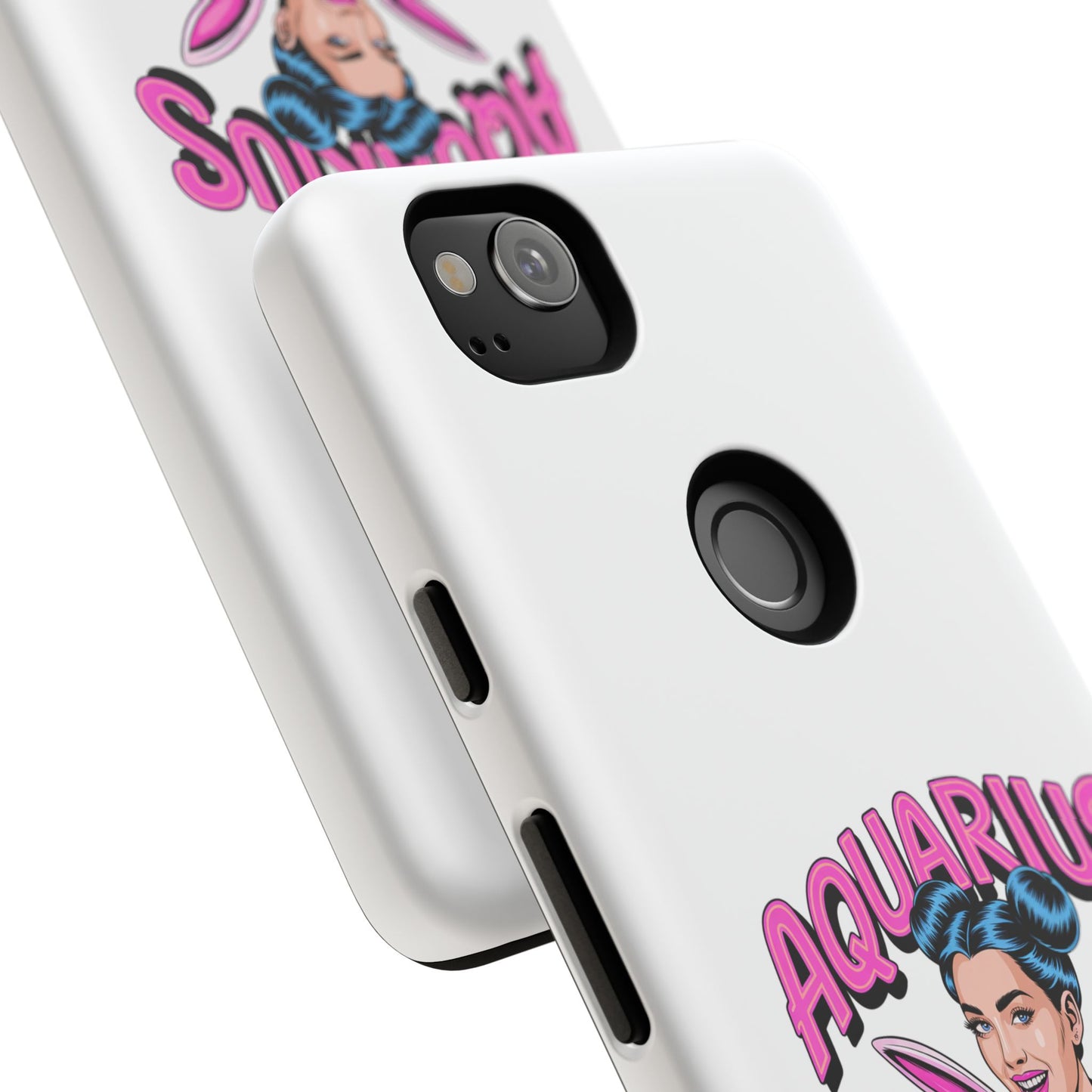 “AQUARIUS” Phone Case with Retro Look