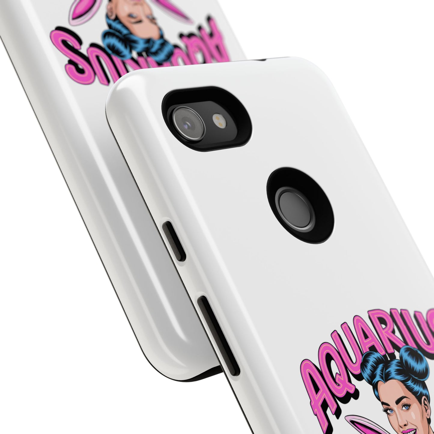“AQUARIUS” Phone Case with Retro Look