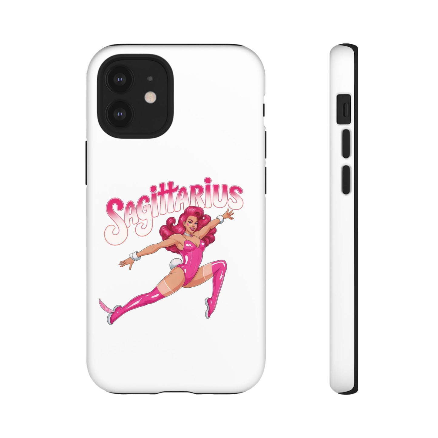 “Sagittarius” phone case Pink Dollar Bill Woman Bunny Costume