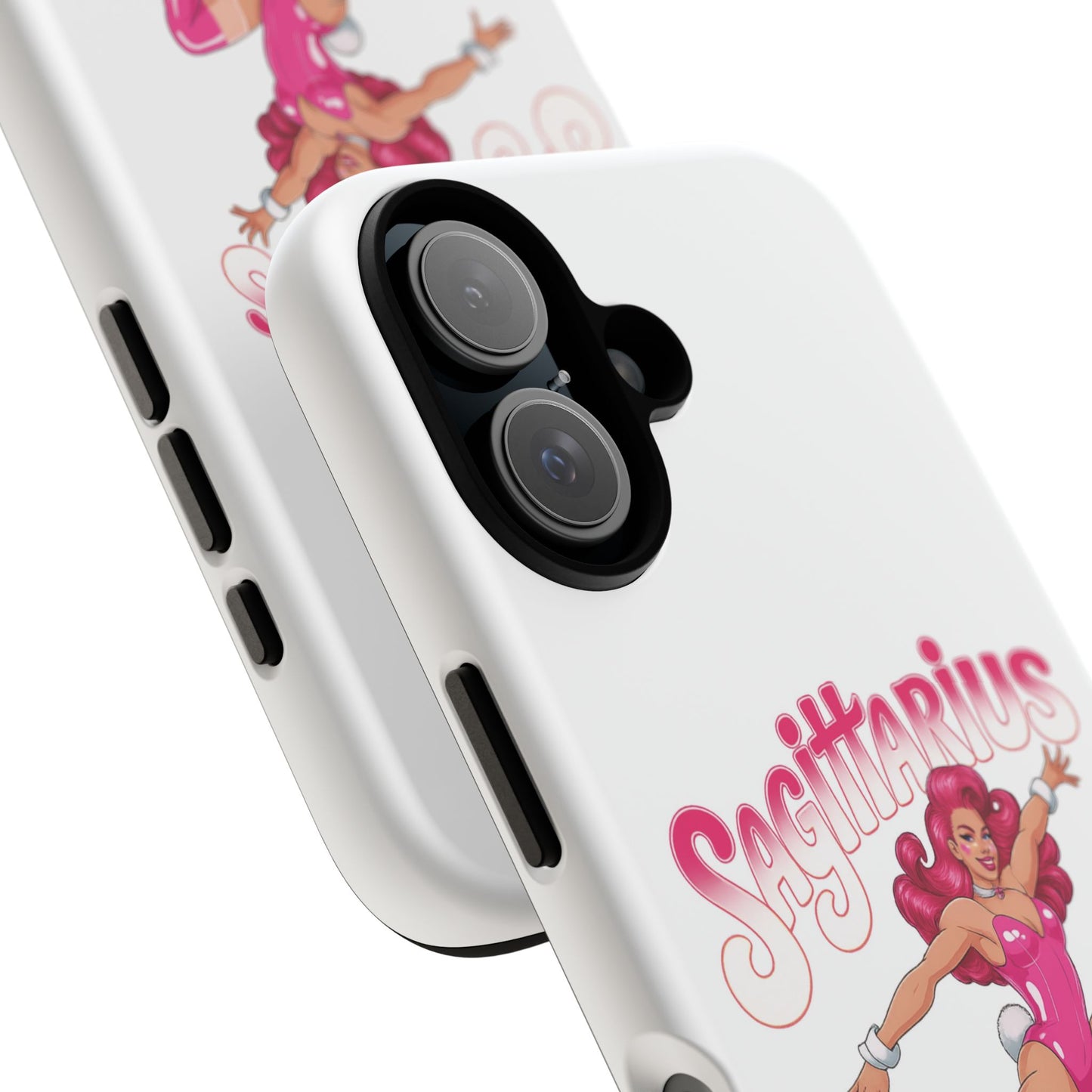 “Sagittarius” phone case Pink Dollar Bill Woman Bunny Costume