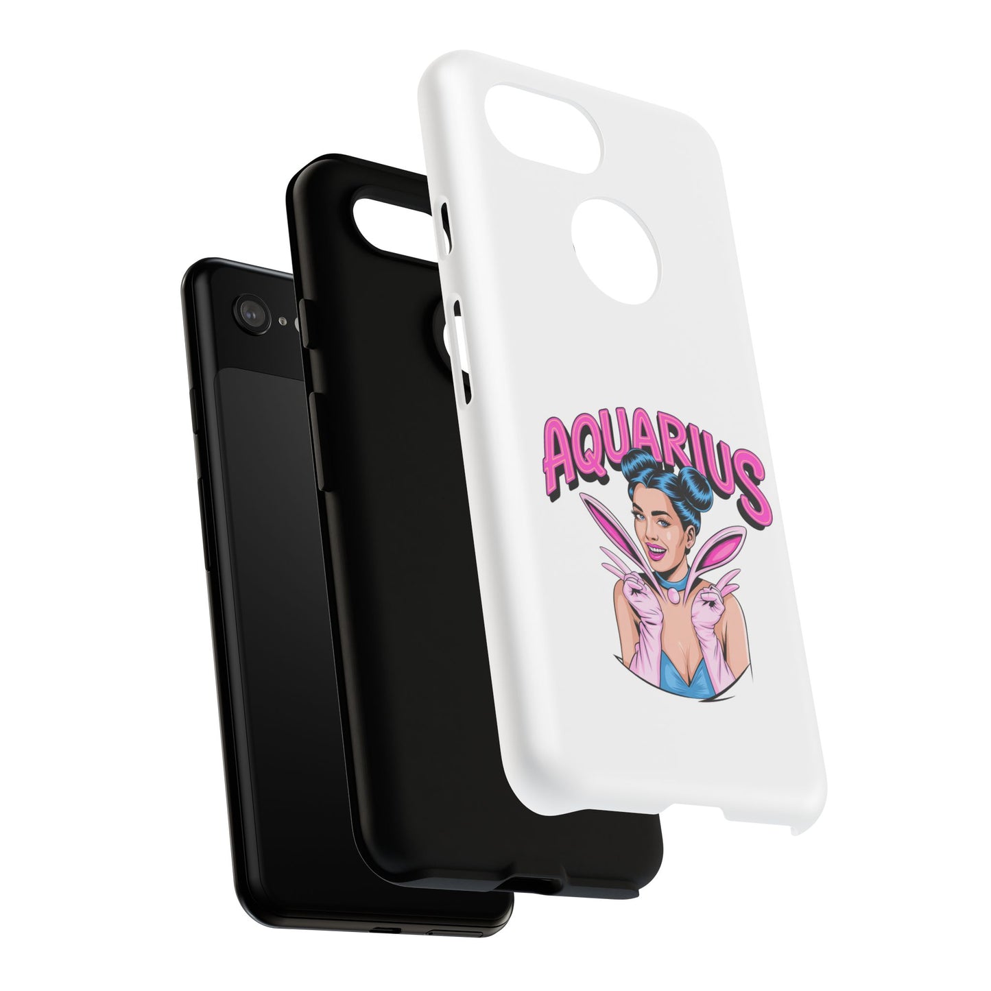 “AQUARIUS” Phone Case with Retro Look