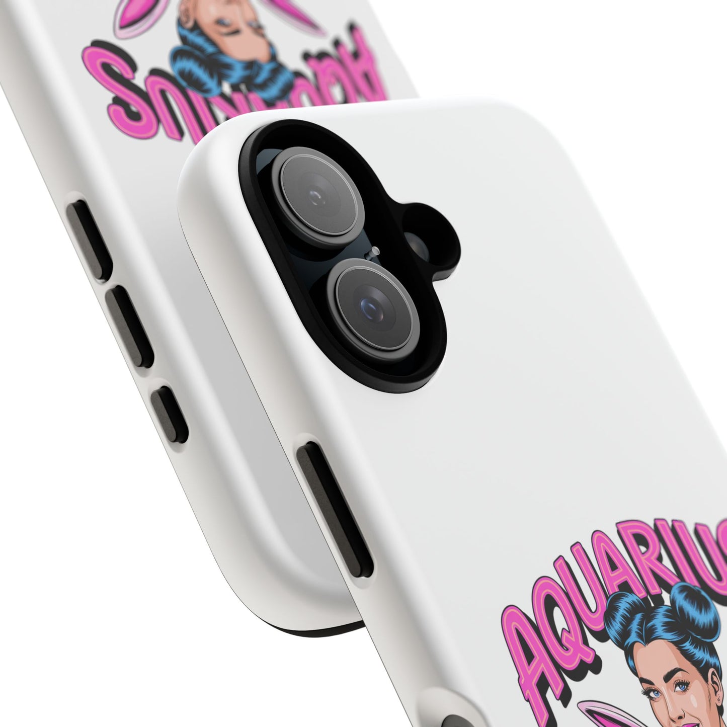 “AQUARIUS” Phone Case with Retro Look