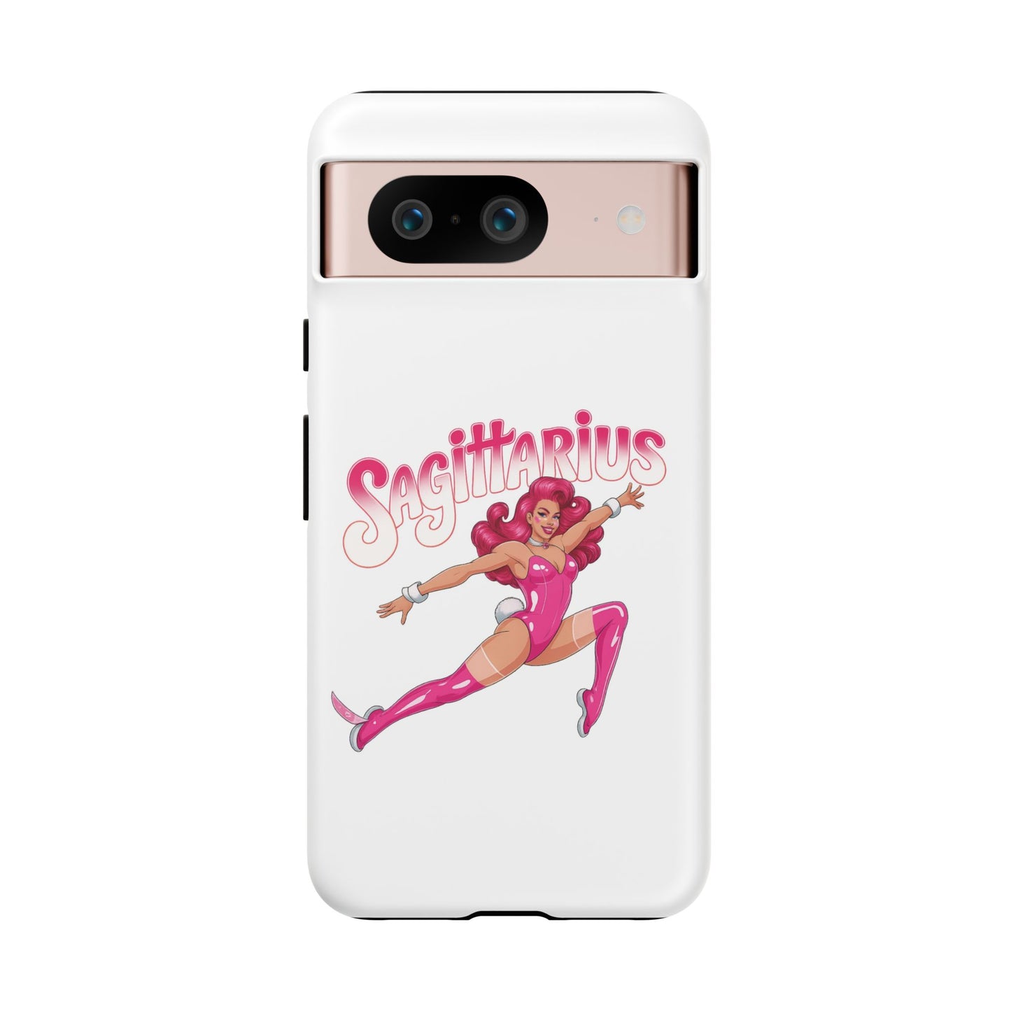 “Sagittarius” phone case Pink Dollar Bill Woman Bunny Costume