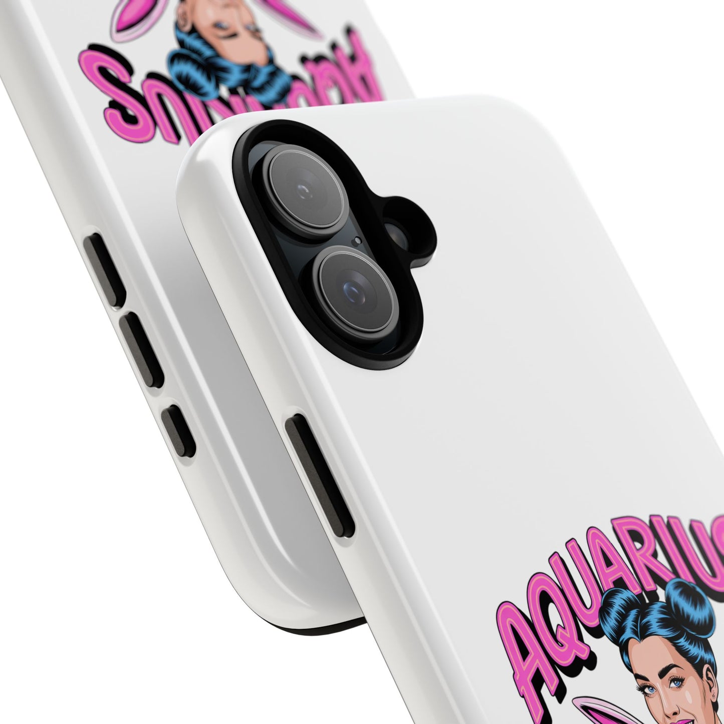 “AQUARIUS” Phone Case with Retro Look