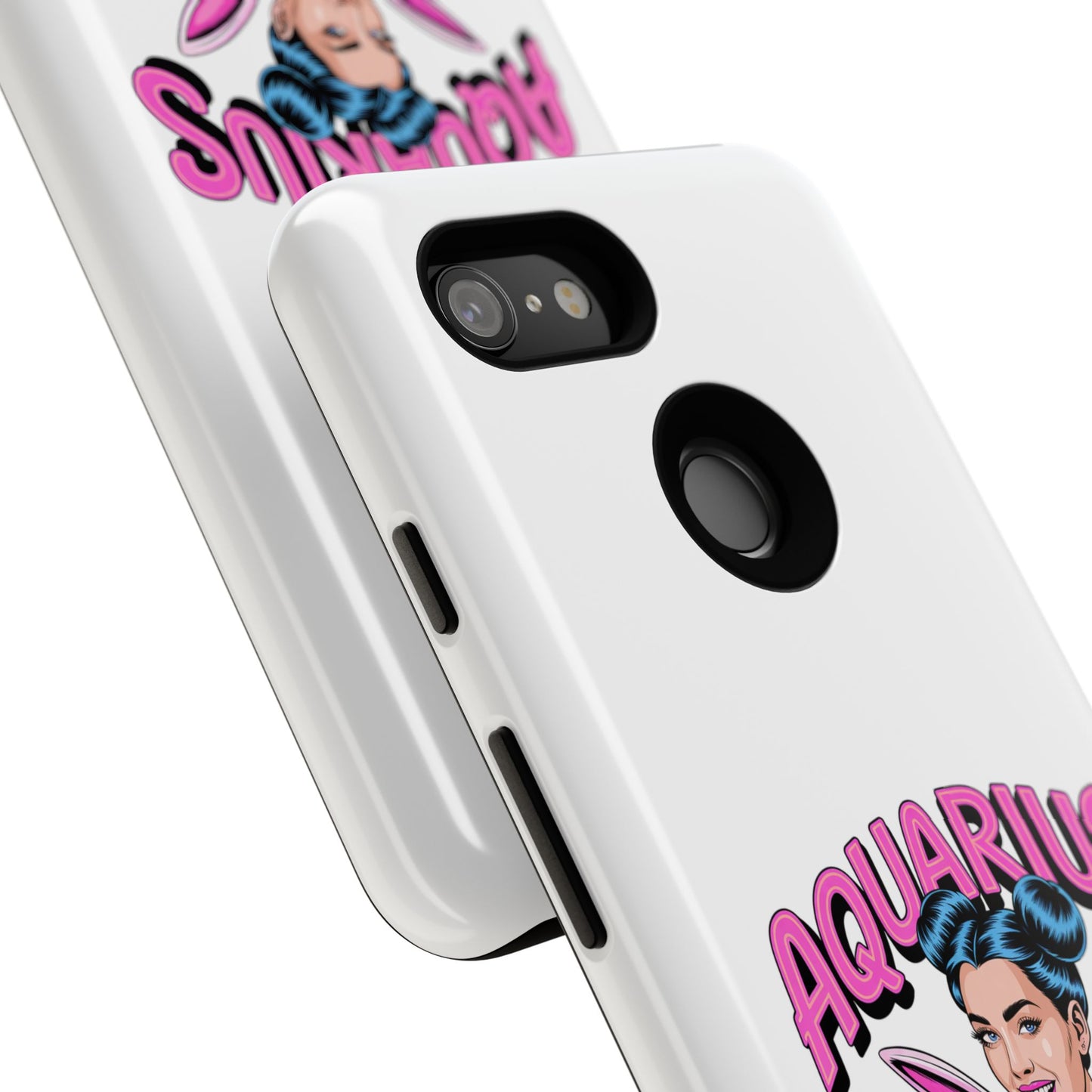 “AQUARIUS” Phone Case with Retro Look