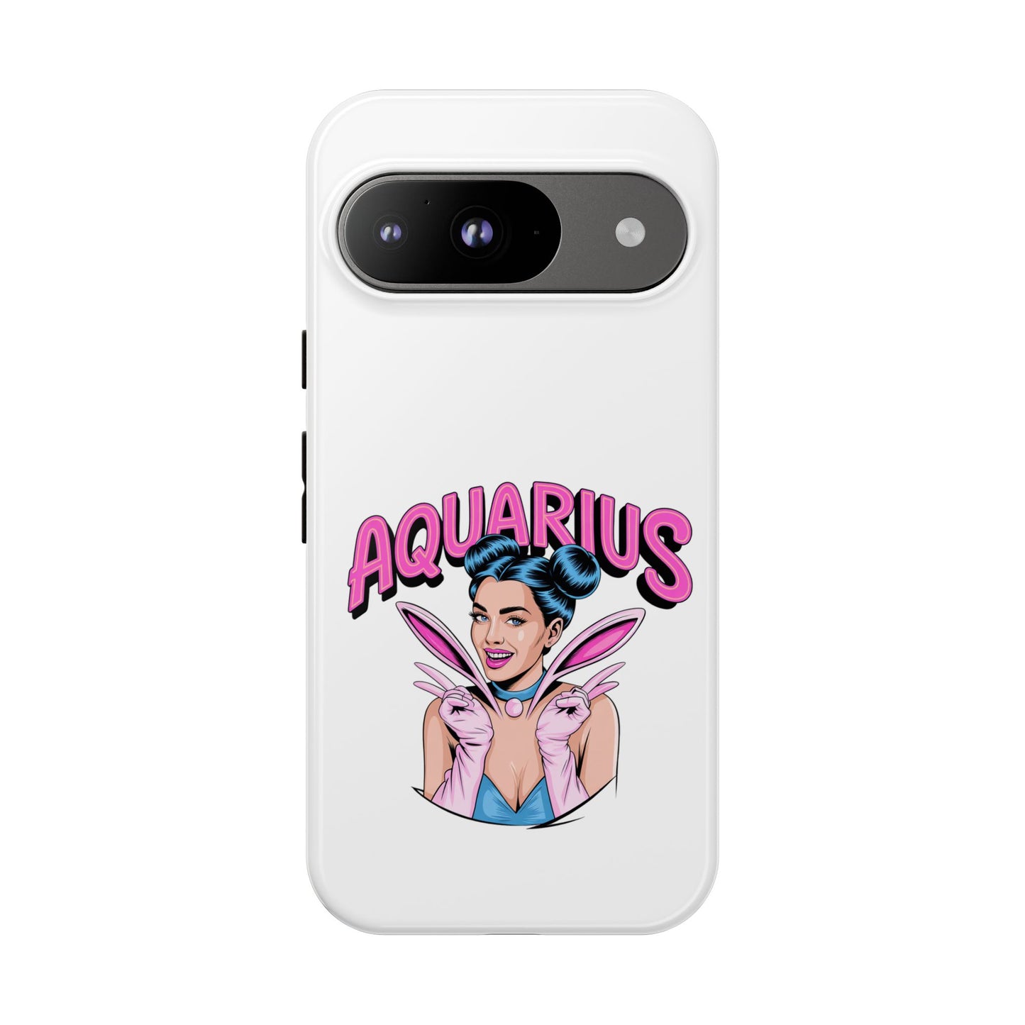“AQUARIUS” Phone Case with Retro Look