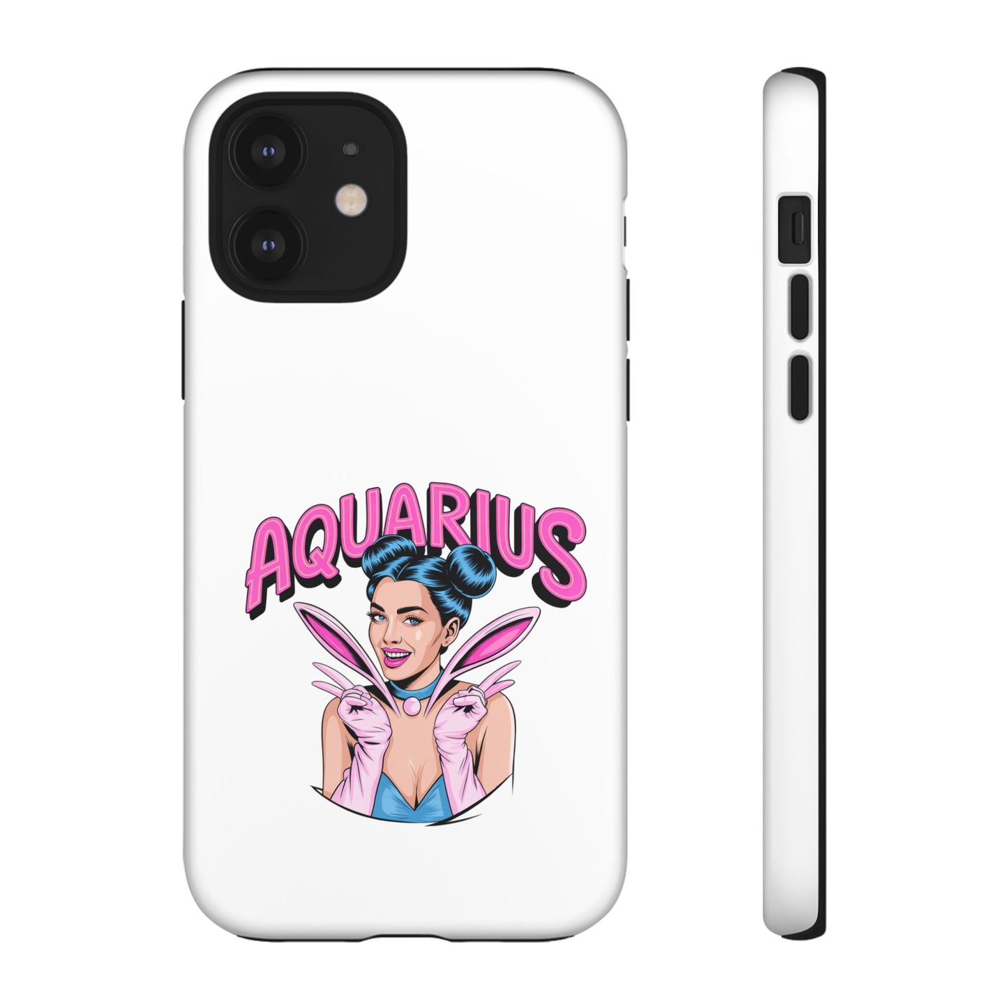 “AQUARIUS” Phone Case with Retro Look