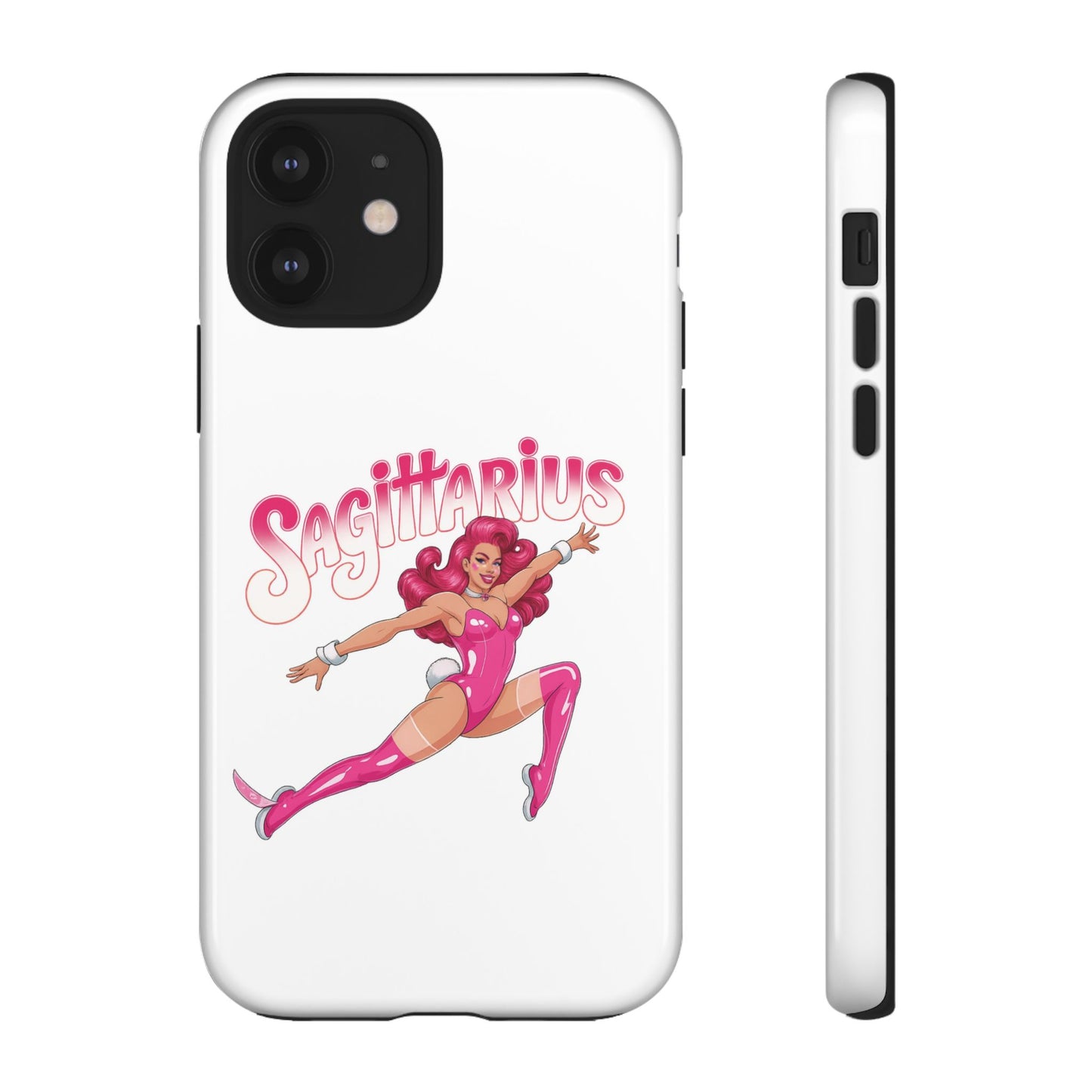 “Sagittarius” phone case Pink Dollar Bill Woman Bunny Costume