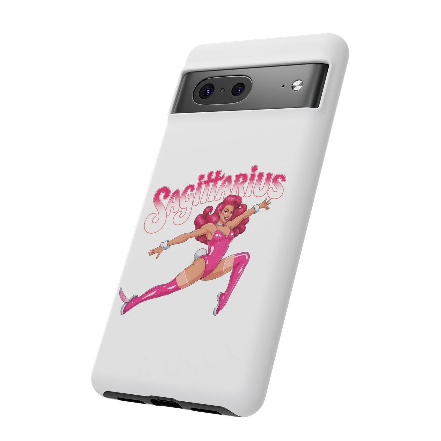 “Sagittarius” phone case Pink Dollar Bill Woman Bunny Costume