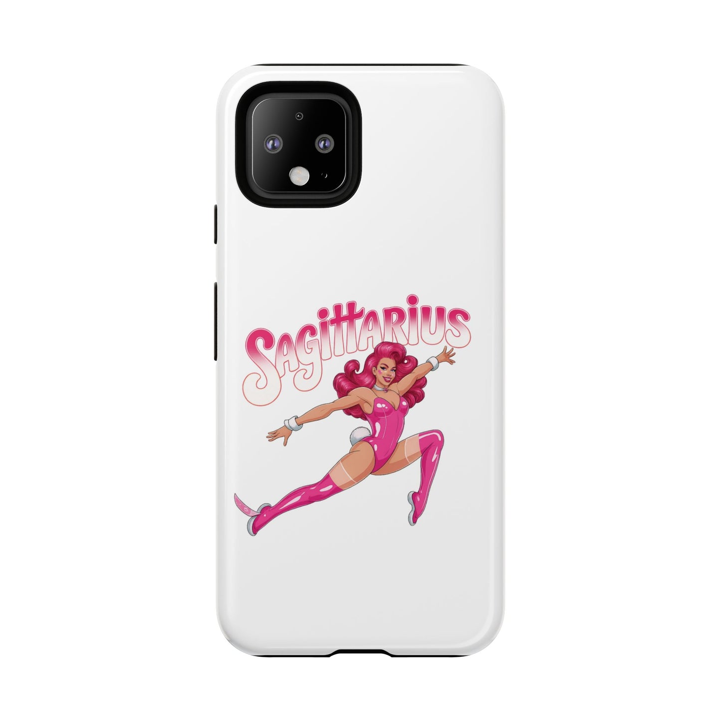 “Sagittarius” phone case Pink Dollar Bill Woman Bunny Costume