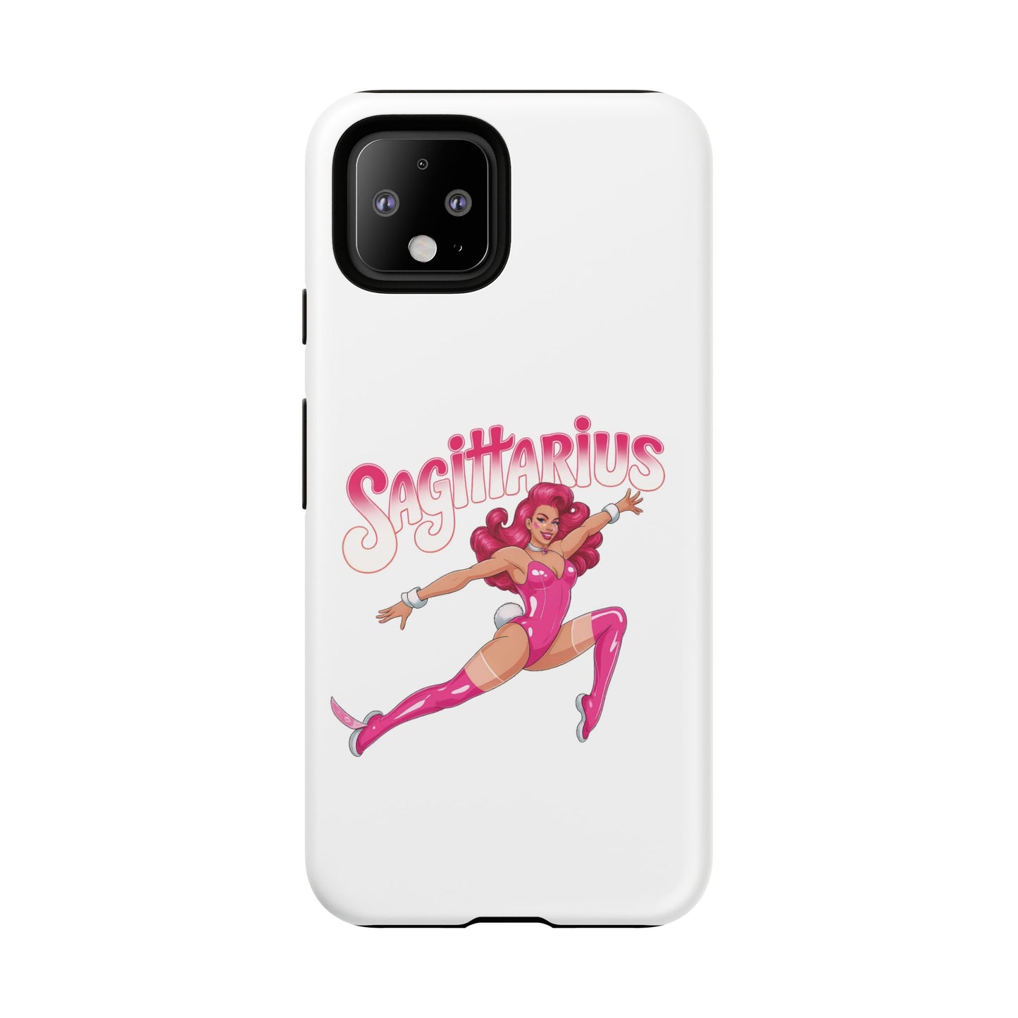“Sagittarius” phone case Pink Dollar Bill Woman Bunny Costume