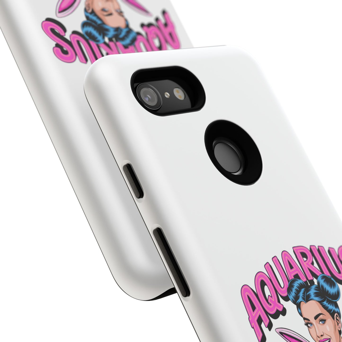 “AQUARIUS” Phone Case with Retro Look