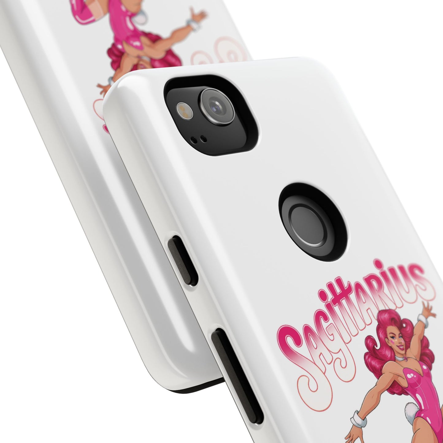 “Sagittarius” phone case Pink Dollar Bill Woman Bunny Costume