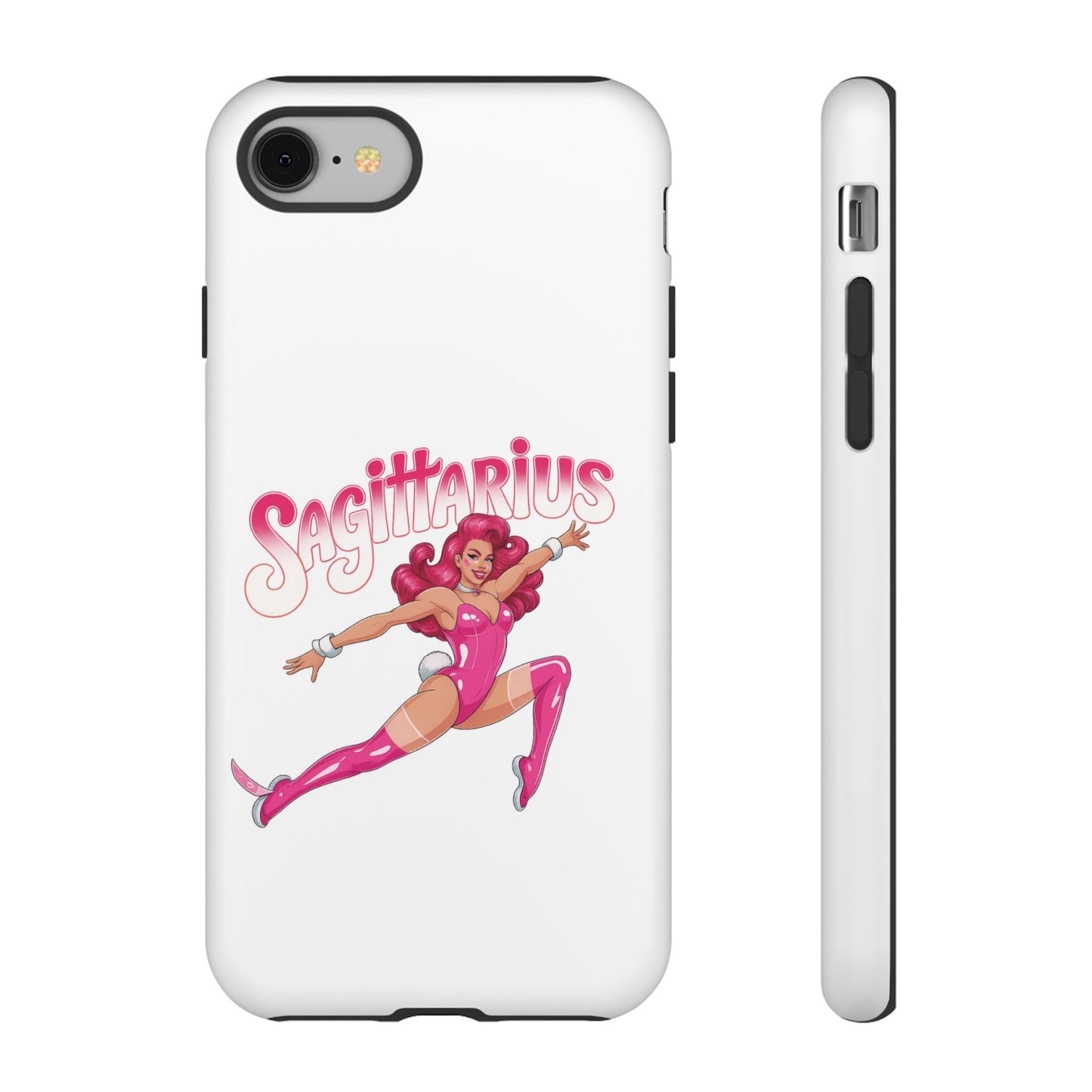 “Sagittarius” phone case Pink Dollar Bill Woman Bunny Costume