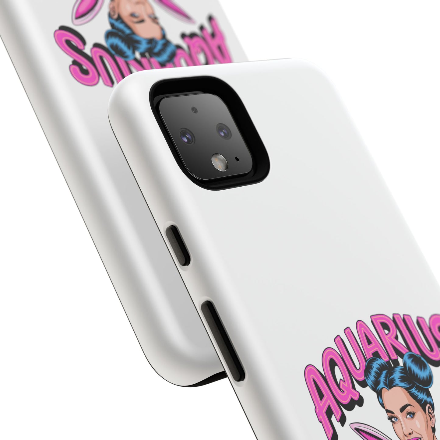 “AQUARIUS” Phone Case with Retro Look