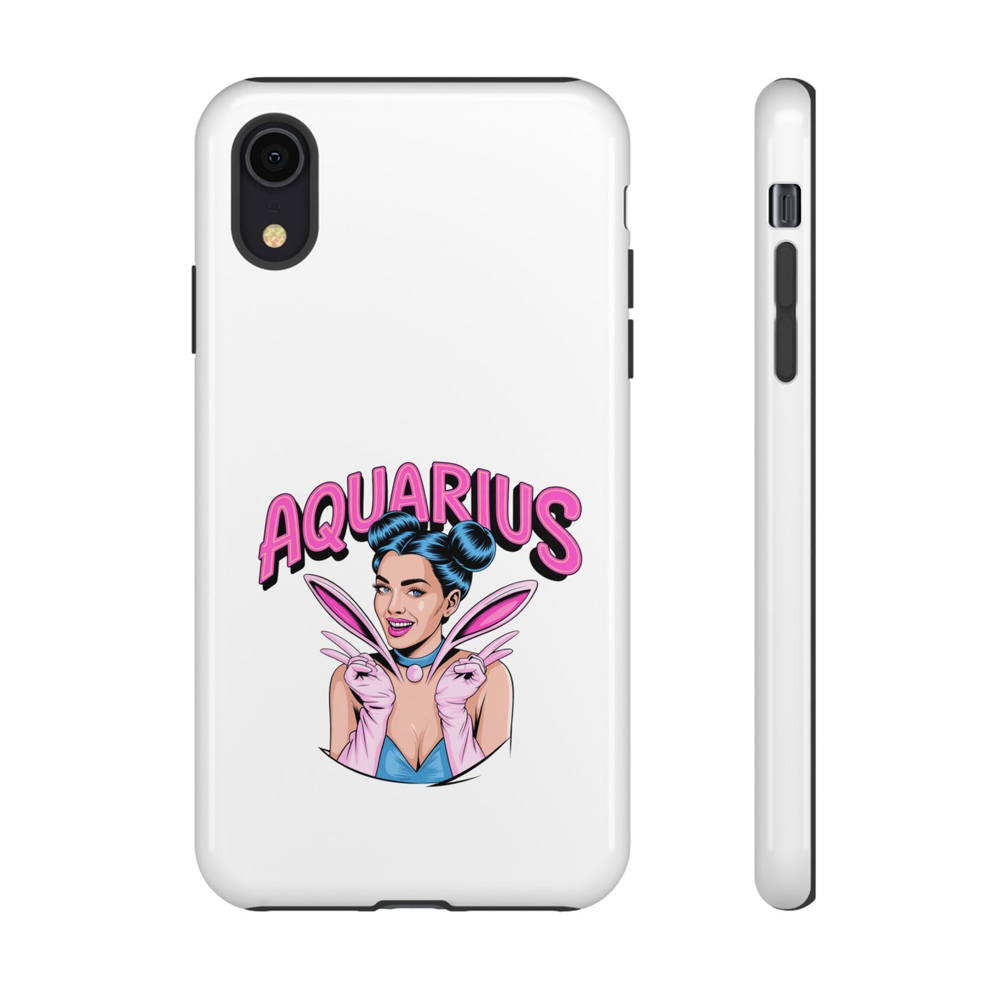 “AQUARIUS” Phone Case with Retro Look