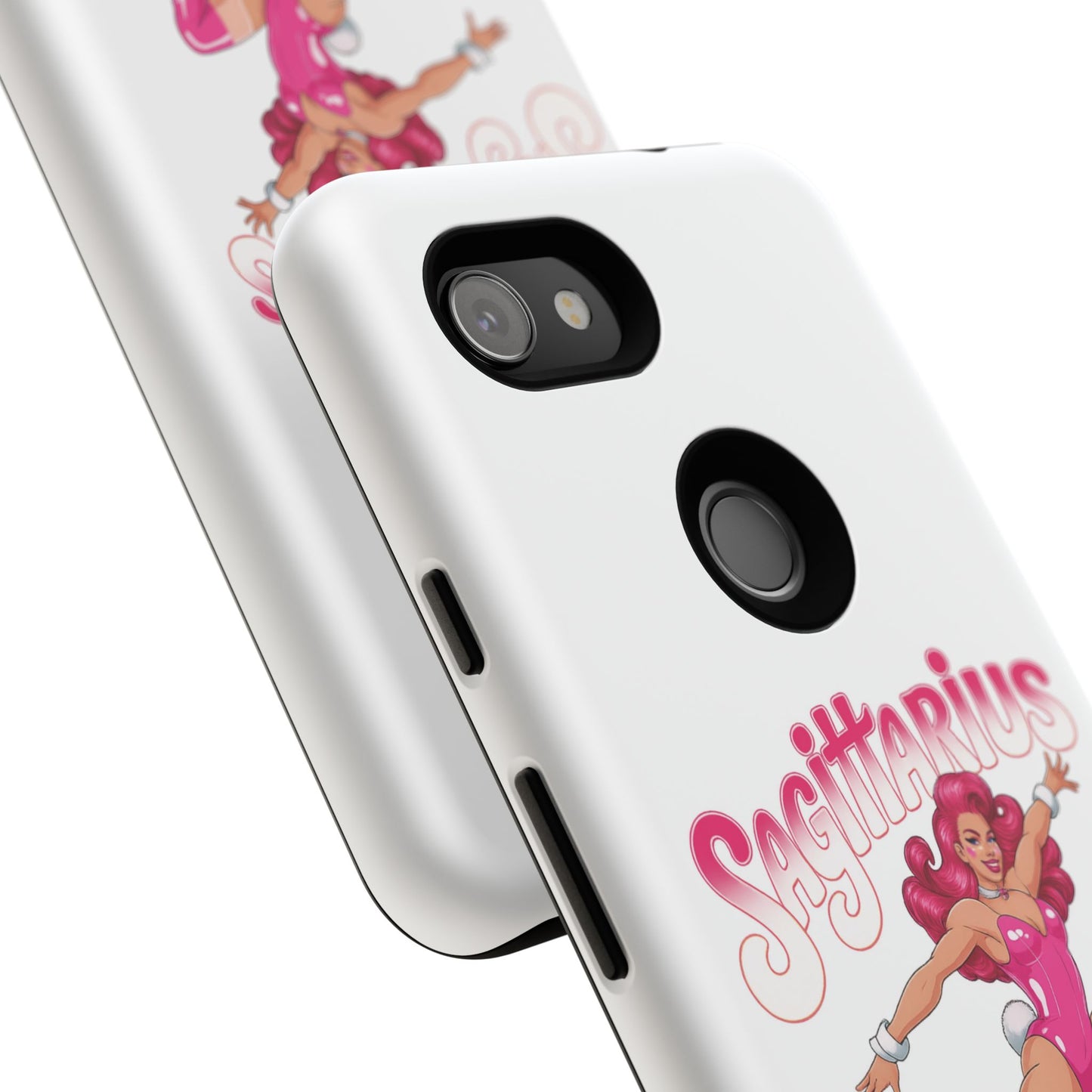 “Sagittarius” phone case Pink Dollar Bill Woman Bunny Costume