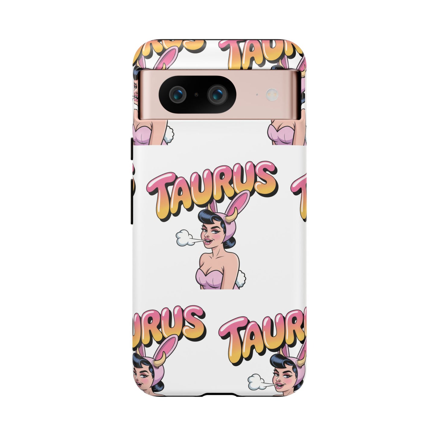 Stylish “Taurus” Phone Case, Cartoon Design